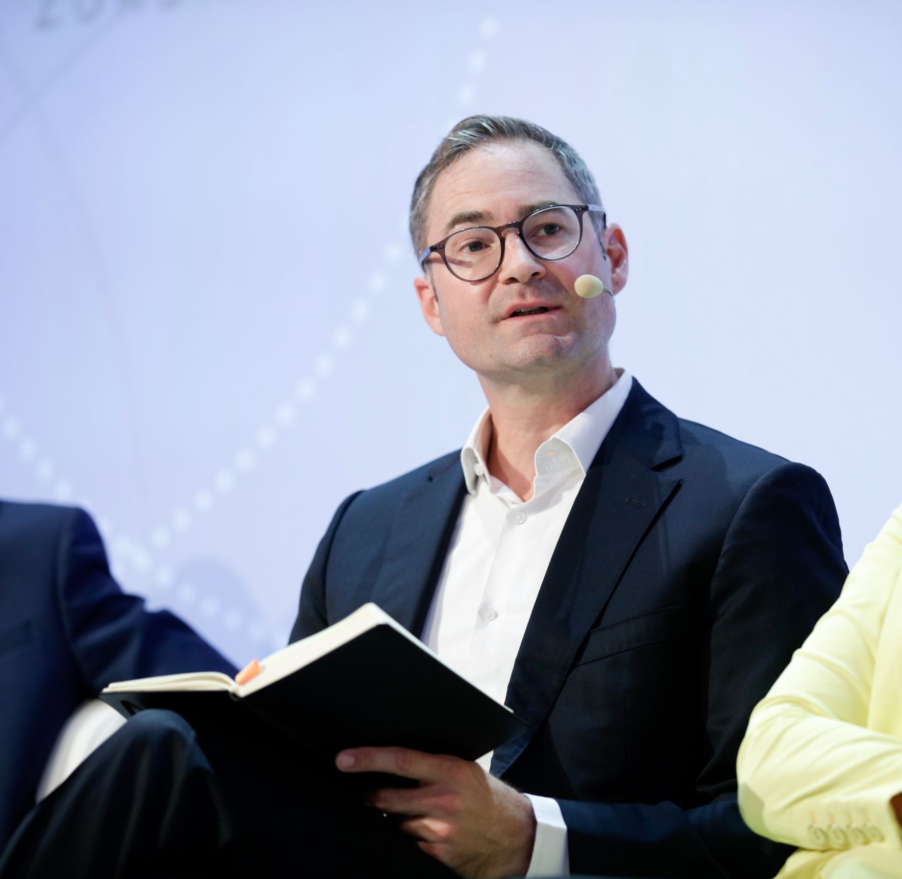 Am 7. Juni 2018 nahm Bundesminister Gernot Bl&uuml;mel am medienpolitischen Diskurs &quot;MedienEnquete&quot; teil. Im Bild der Leiter des Bereichs Medienpolitik bei Google Deutschland Jan Kottmann.