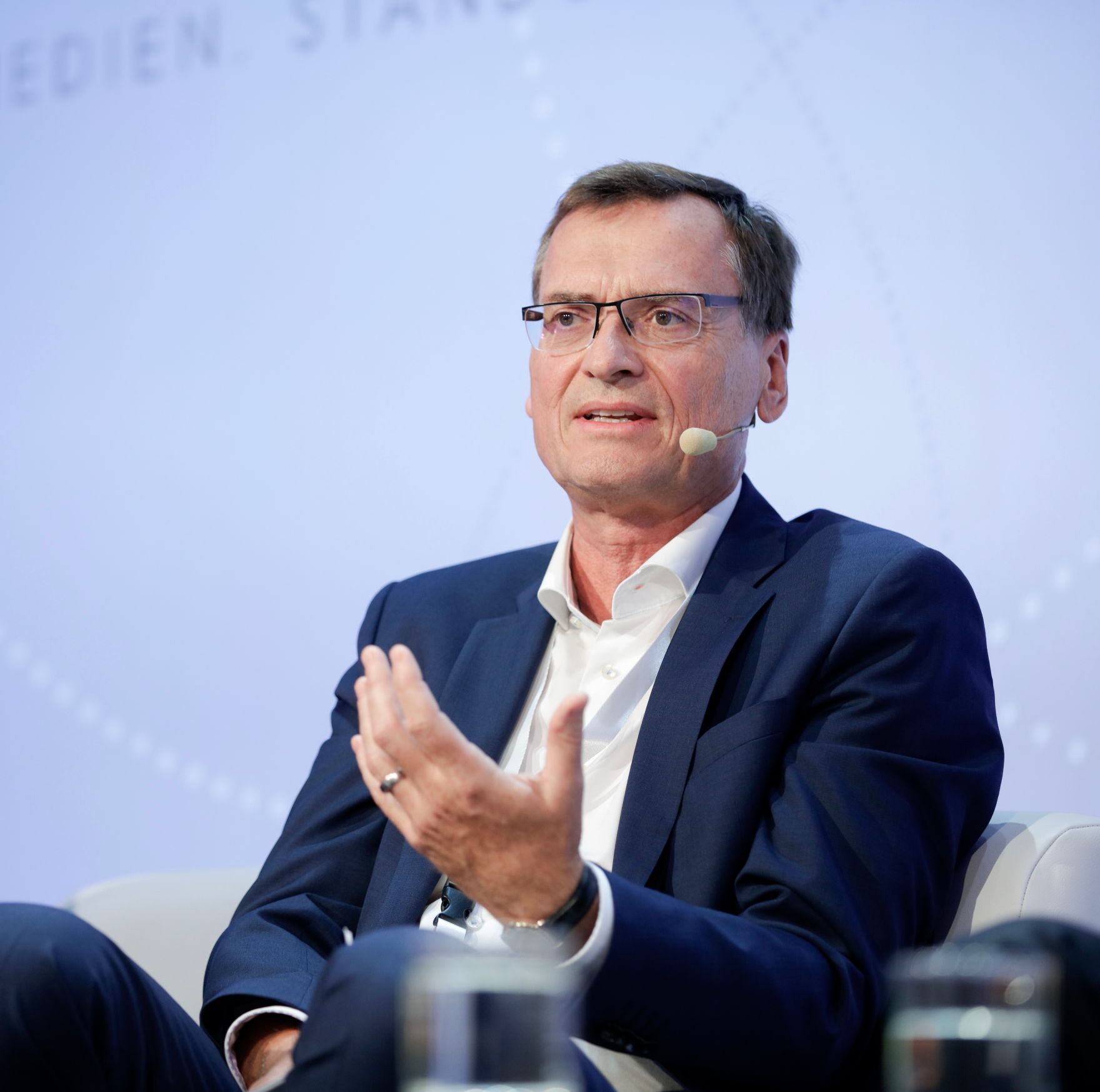 Am 7. Juni 2018 nahm Bundesminister Gernot Bl&uuml;mel am medienpolitischen Diskurs &quot;MedienEnquete&quot; teil. Im Bild der Pr&auml;sident des Verbandes &Ouml;sterreichischer Zeitungen Thomas Kralinger.