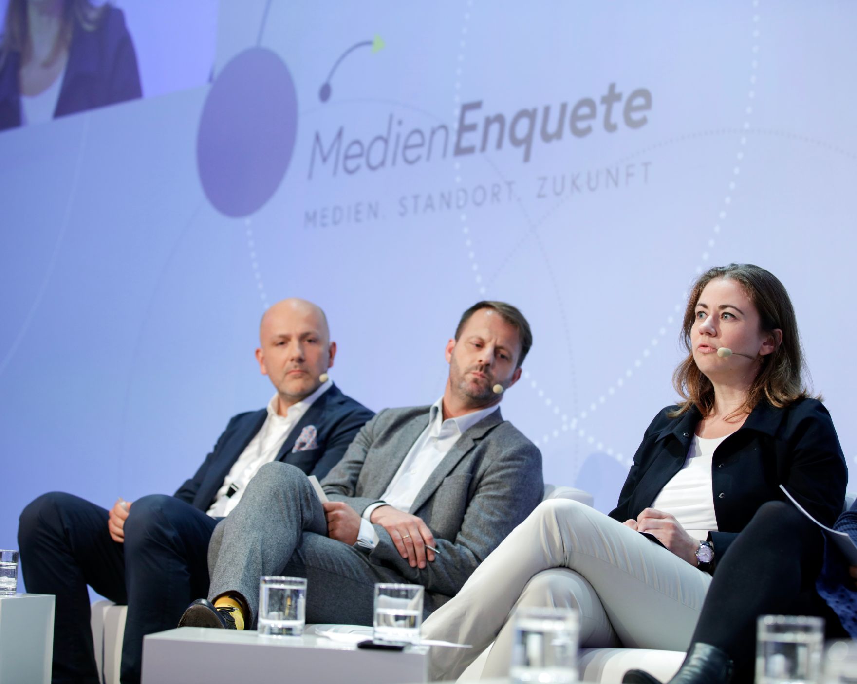 Am 8. Juni 2018 setzte Bundesminister Gernot Bl&uuml;mel seine Teilnahme am medienpolitischen Diskurs "MedienEnquete" fort.