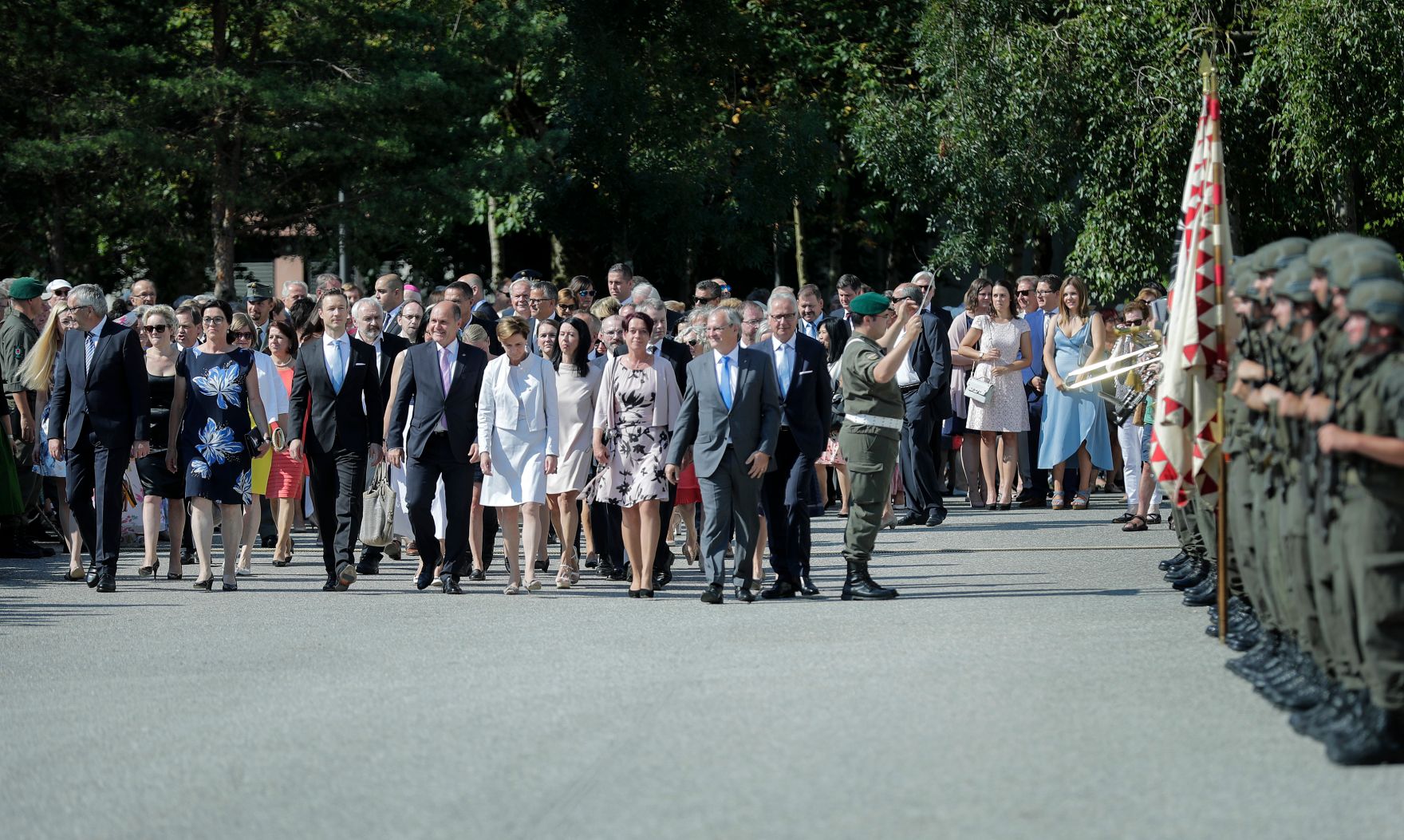 Am 18. Juli 2018 reiste Bundesminister Gernot Bl&uuml;mel anl&auml;sslich der Er&ouml;ffnung der Bregenzer Festspiele nach Bregenz.