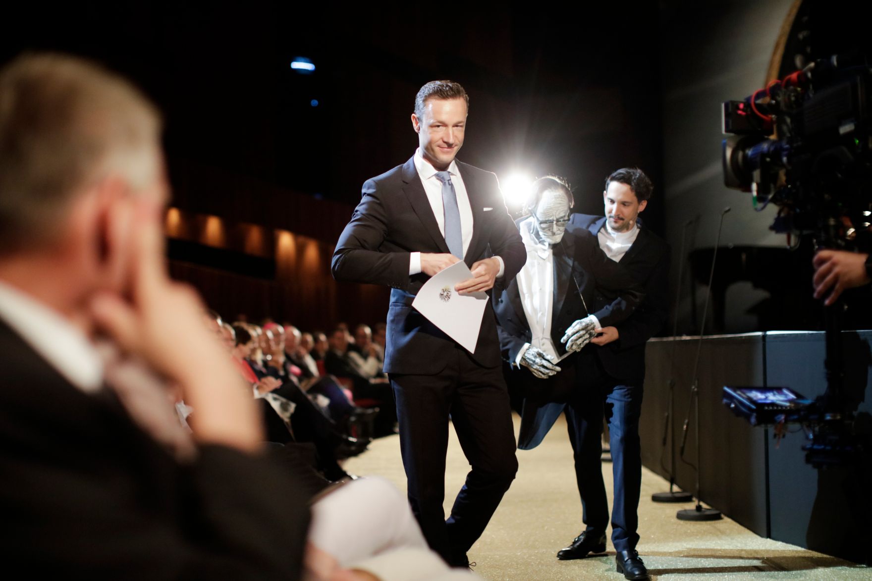 Am 18. Juli 2018 reiste Bundesminister Gernot Bl&uuml;mel anl&auml;sslich der Er&ouml;ffnung der Bregenzer Festspiele nach Bregenz.