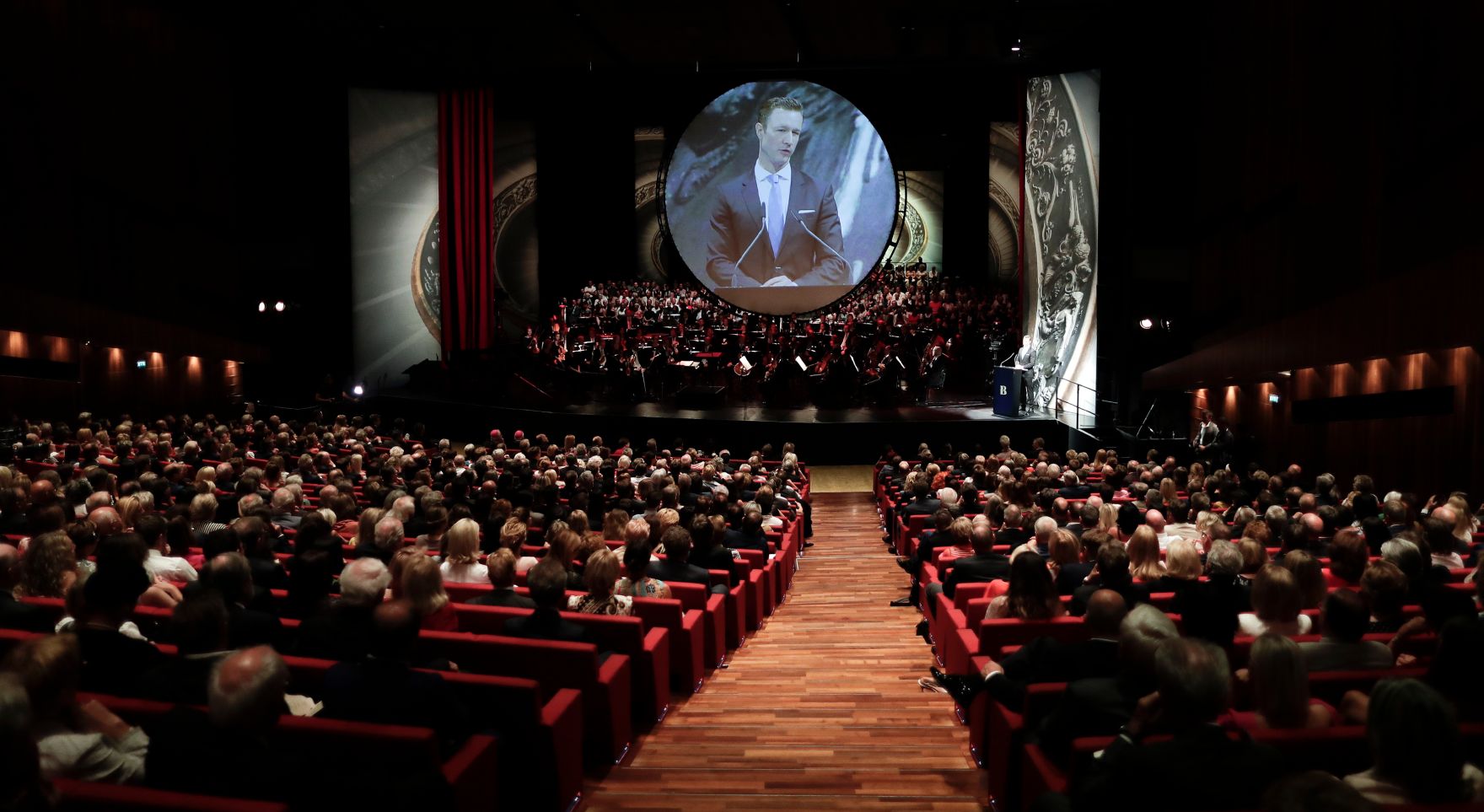 Am 18. Juli 2018 reiste Bundesminister Gernot Bl&uuml;mel (im Bild) anl&auml;sslich der Er&ouml;ffnung der Bregenzer Festspiele nach Bregenz.