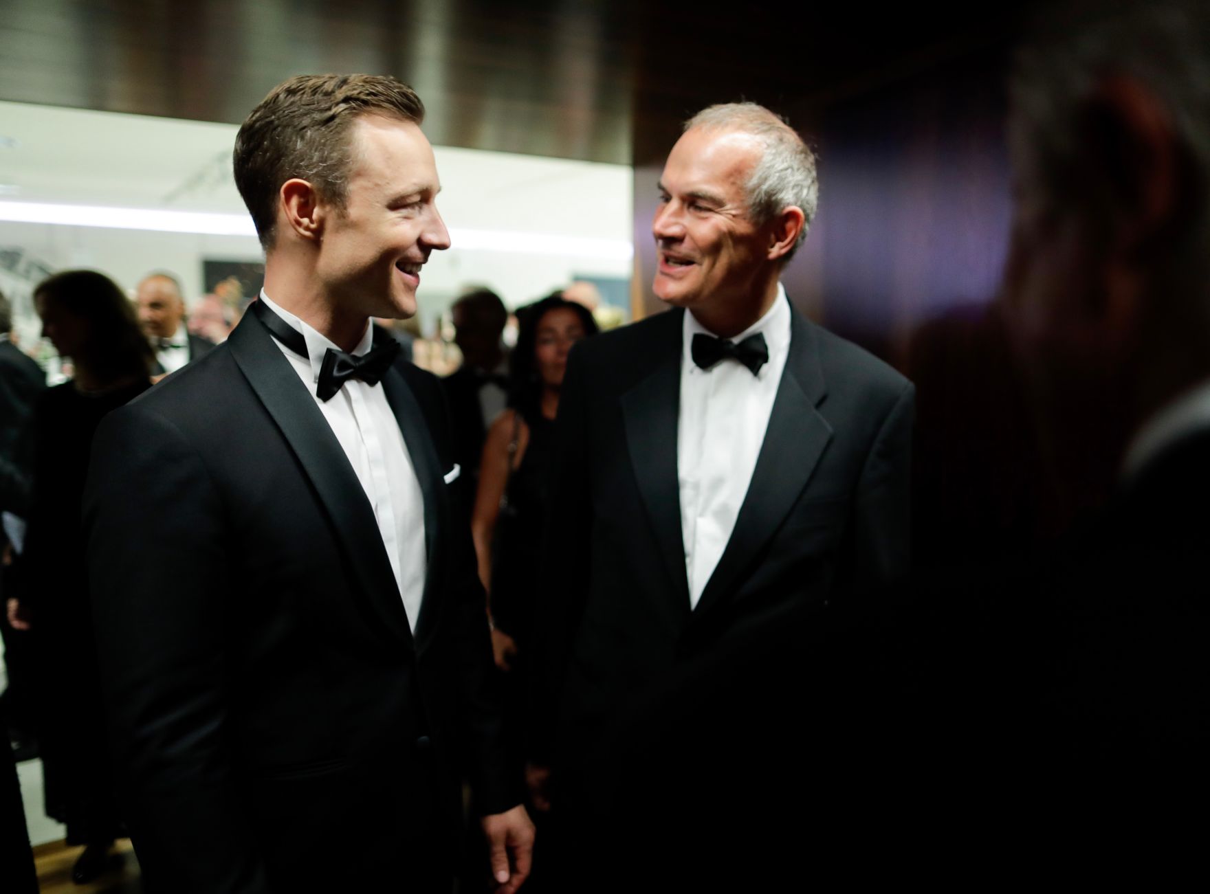Am 18. Juli 2018 reiste Bundesminister Gernot Bl&uuml;mel (l.) anl&auml;sslich der Er&ouml;ffnung der Bregenzer Festspiele nach Bregenz.
