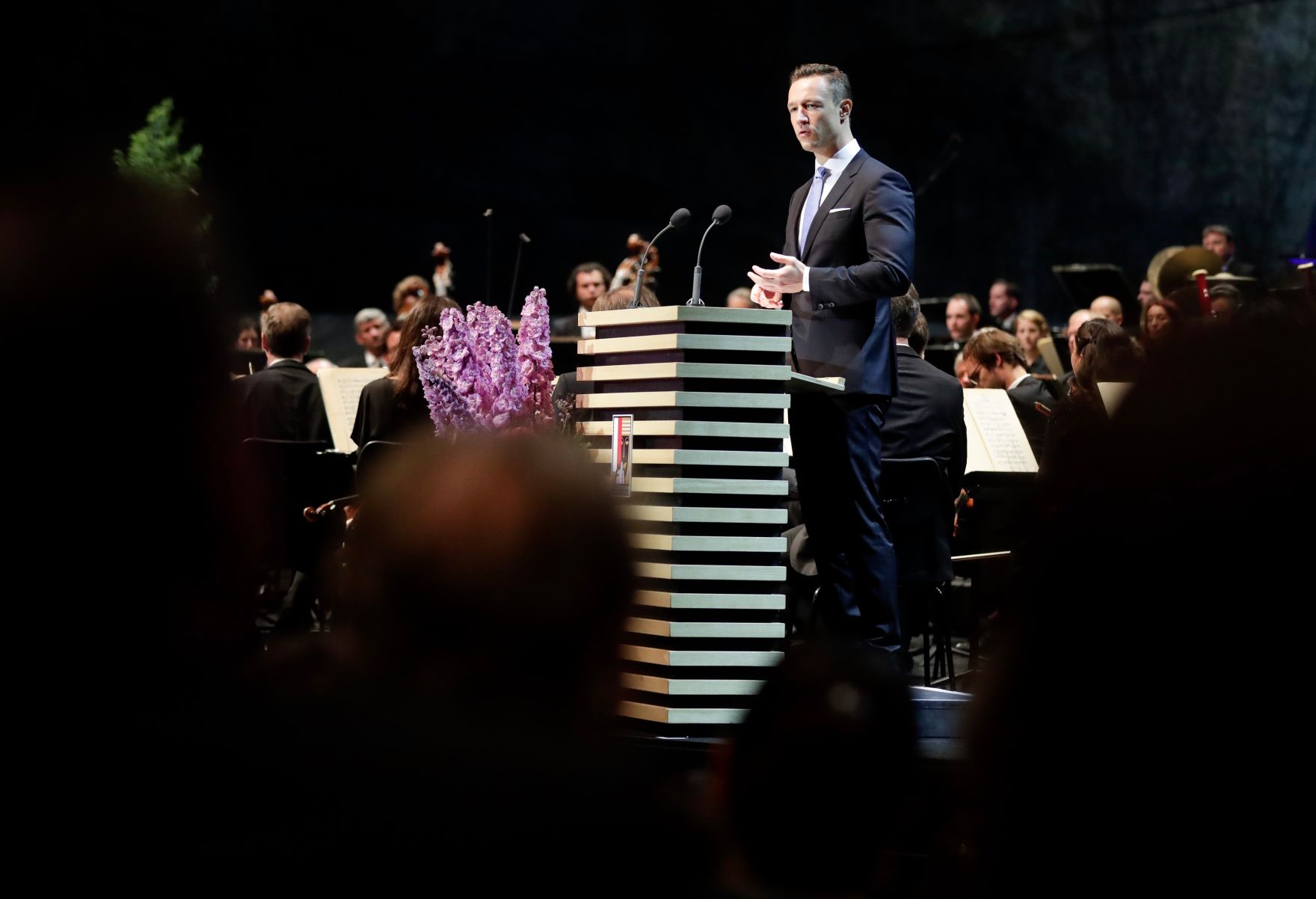 Am 27. Juli 2018 setzte Bundesminister Gernot Bl&uuml;mel (im Bild) seine Reise nach Salzburg anl&auml;sslich der Er&ouml;ffnung der Salzburger Festspiele fort.
