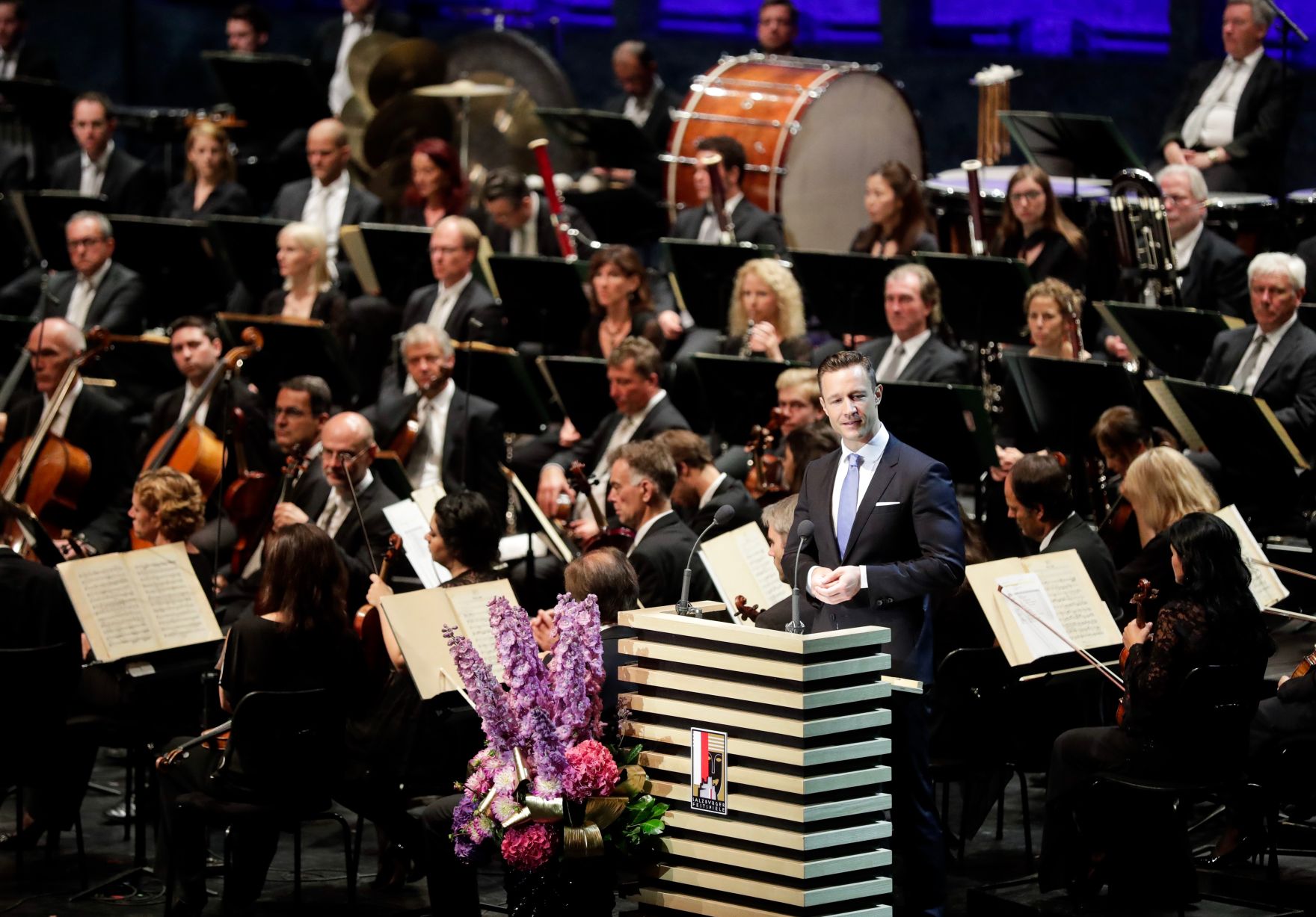Am 27. Juli 2018 setzte Bundesminister Gernot Bl&uuml;mel (im Bild) seine Reise nach Salzburg anl&auml;sslich der Er&ouml;ffnung der Salzburger Festspiele fort.