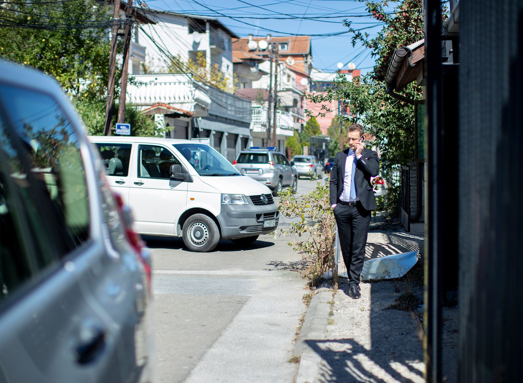 Am 27. September 2018 reiste Bundesminister Gernot Bl&uuml;mel (r.) in den Kosovo.