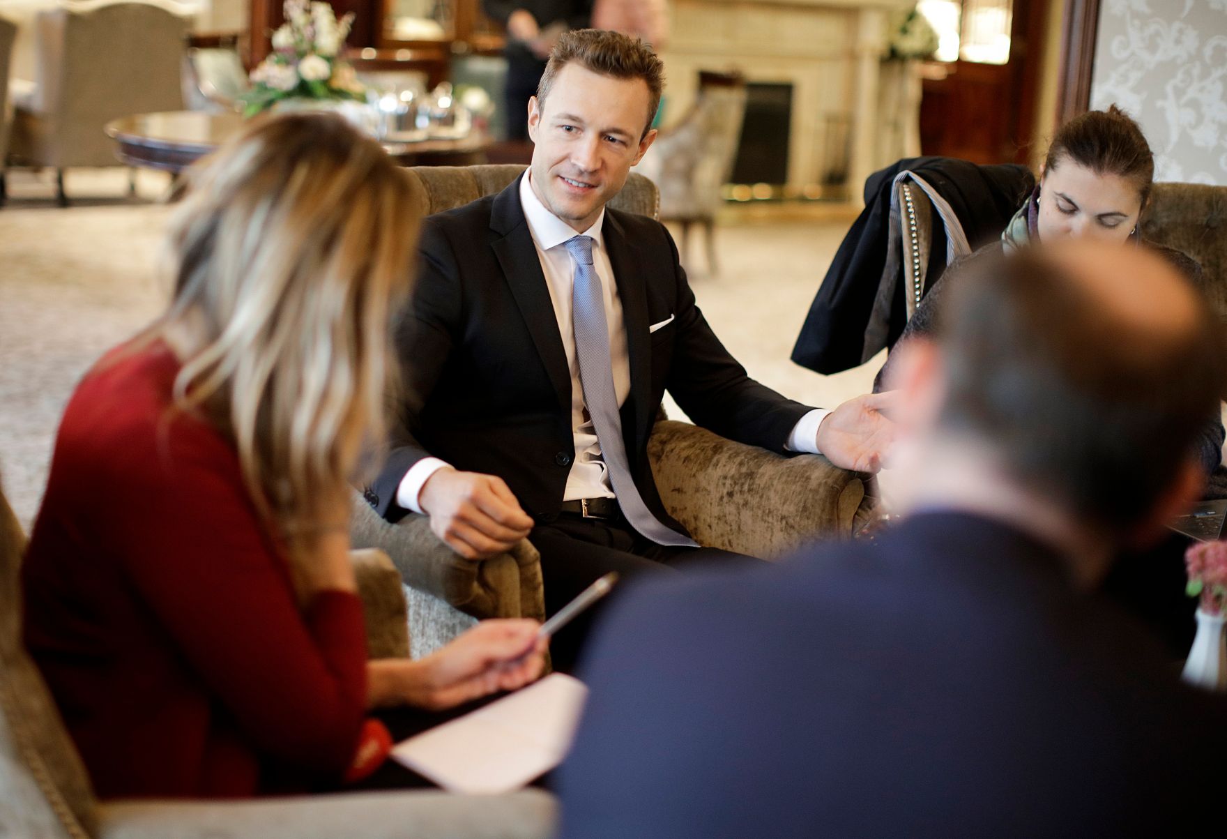 Am 12. Oktober 2018 reiste Bundesminister Gernot Bl&uuml;mel (m.) anl&auml;sslich eines Arbeitsbesuchs nach Dublin.