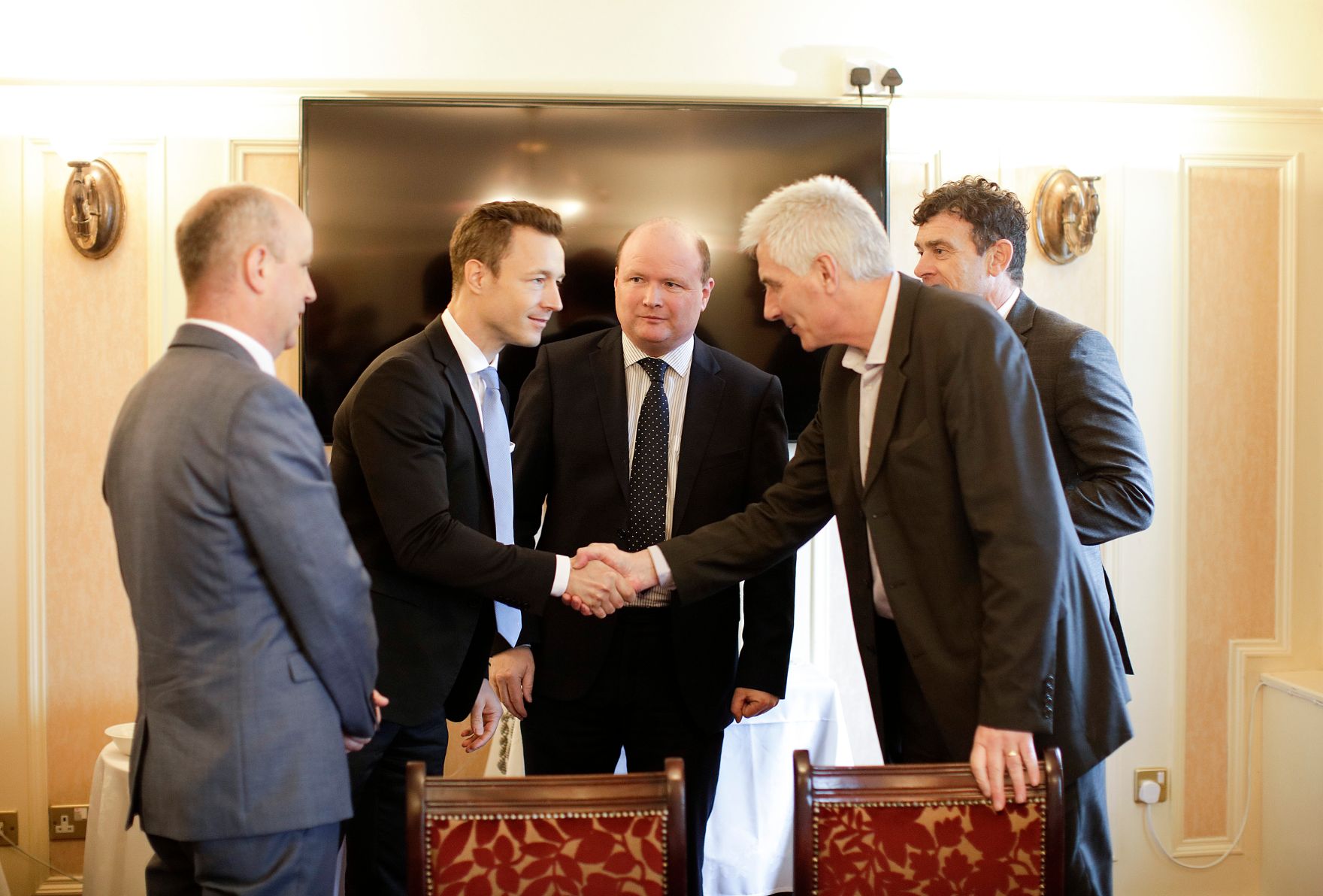 Am 12. Oktober 2018 reiste Bundesminister Gernot Bl&uuml;mel (2.v.l.) anl&auml;sslich eines Arbeitsbesuchs nach Dublin.