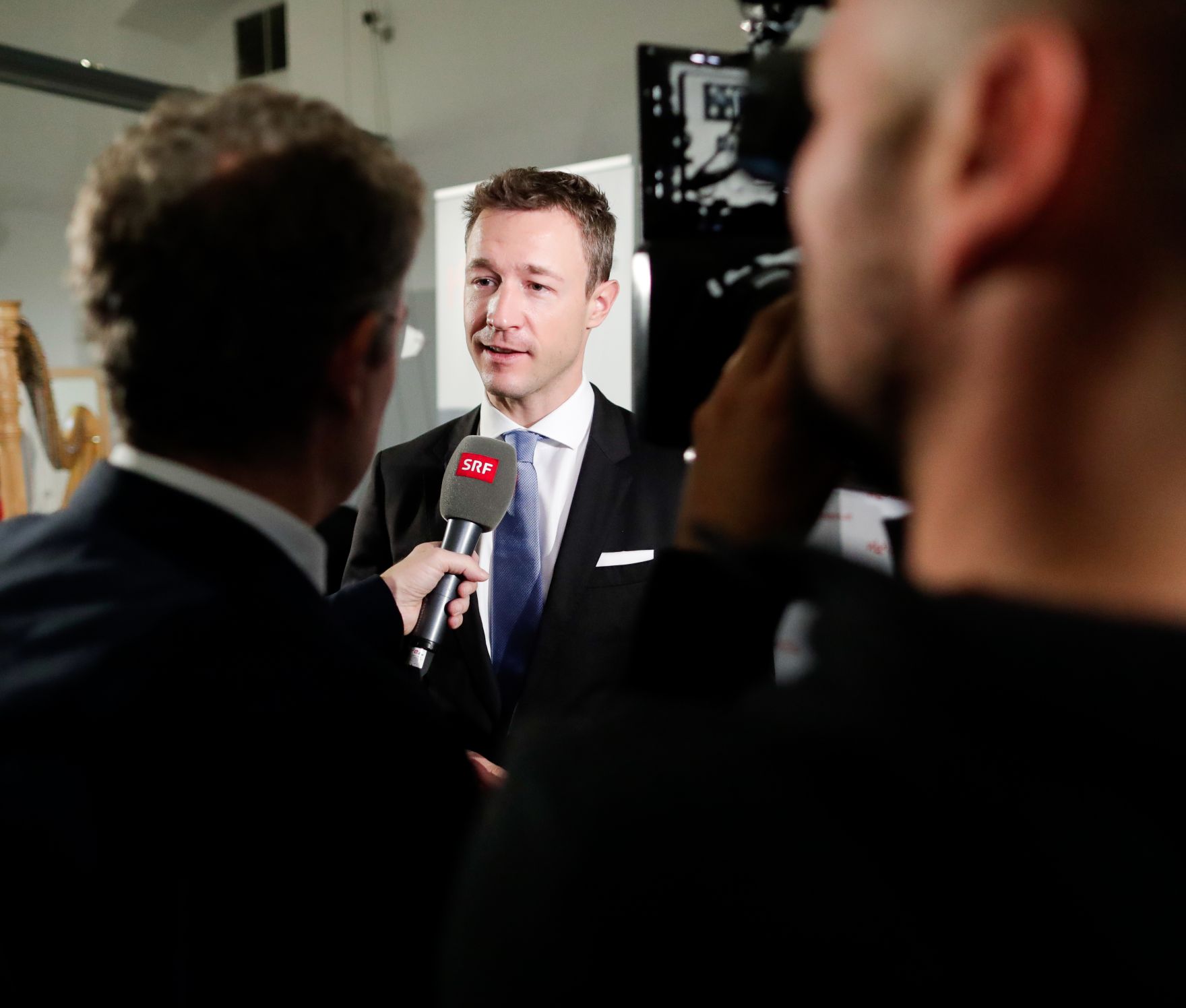 Am 10. November 2018 nahm Bundesminister Gernot Bl&uuml;mel (im Bild) am Festakt anl&auml;sslich der Er&ouml;ffnung des Hauses der Geschichte teil.