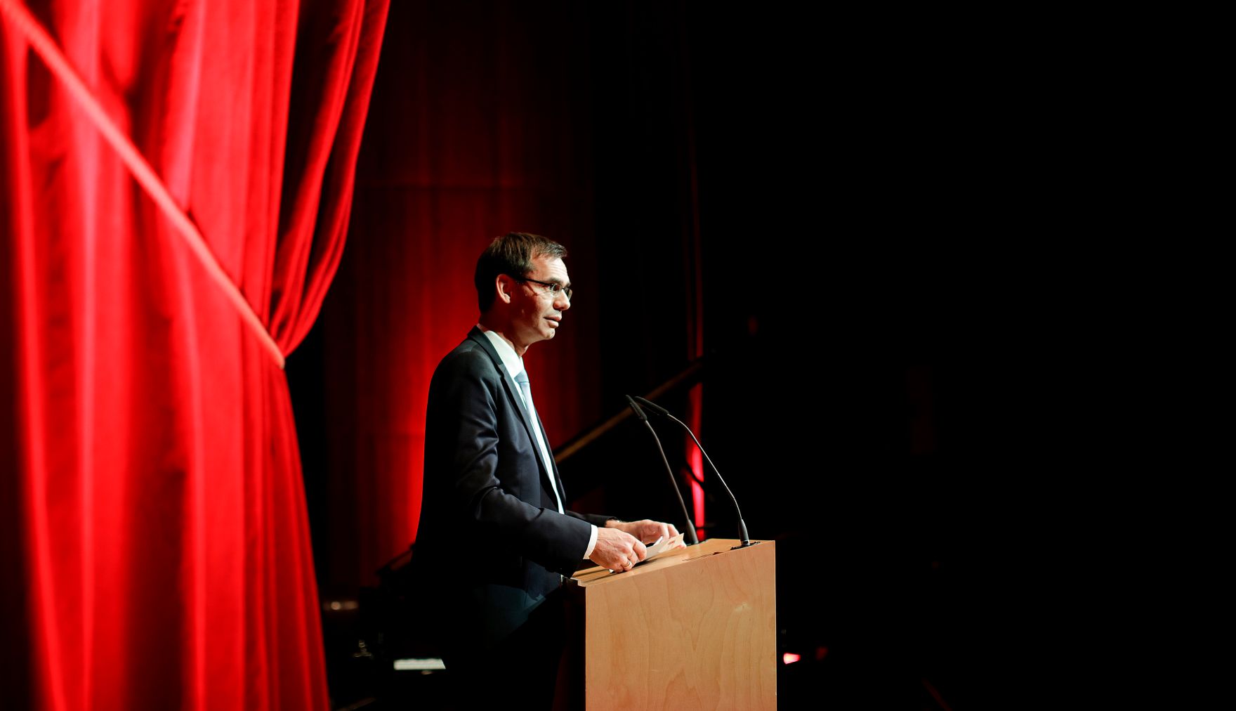 Am 15. November 2018 nahm Bundesminister Gernot Bl&uuml;mel an der Subsidiarit&auml;tskonferenz in Bregenz teil. Im Bild der Landeshauptmann Vorarlbergs Markus Wallner.