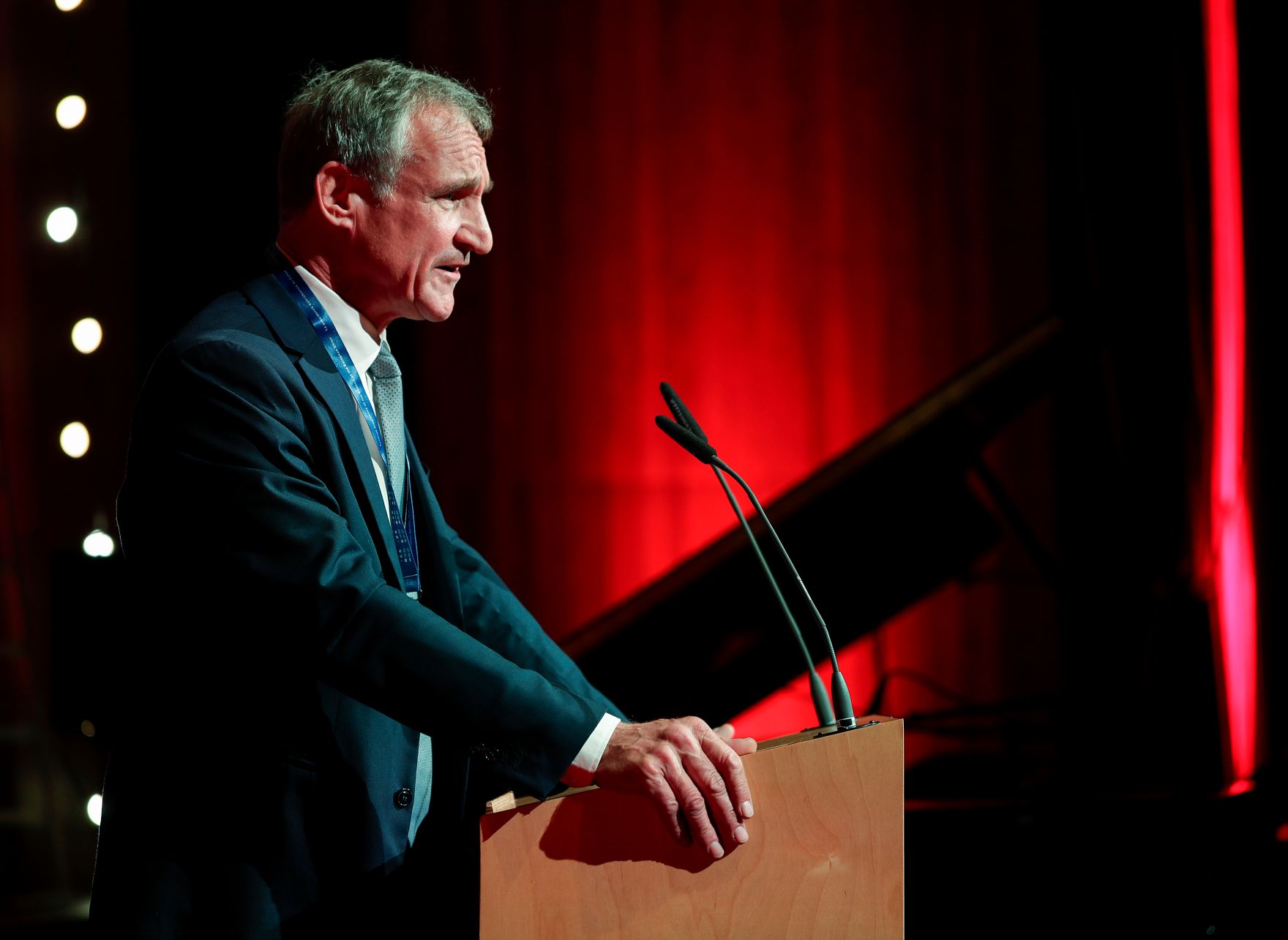 Am 15. November 2018 nahm Bundesminister Gernot Bl&uuml;mel an der Subsidiarit&auml;tskonferenz in Bregenz teil. Im Bild der B&uuml;rgermeister von Bregenz Markus Linhart.