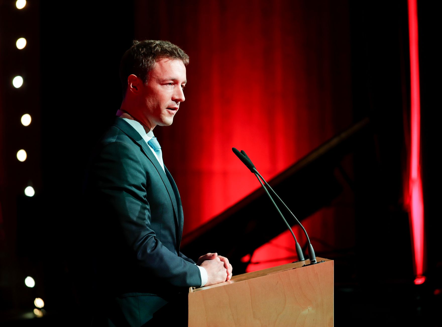 Am 15. November 2018 nahm Bundesminister Gernot Bl&uuml;mel (im Bild) an der Subsidiarit&auml;tskonferenz in Bregenz teil.