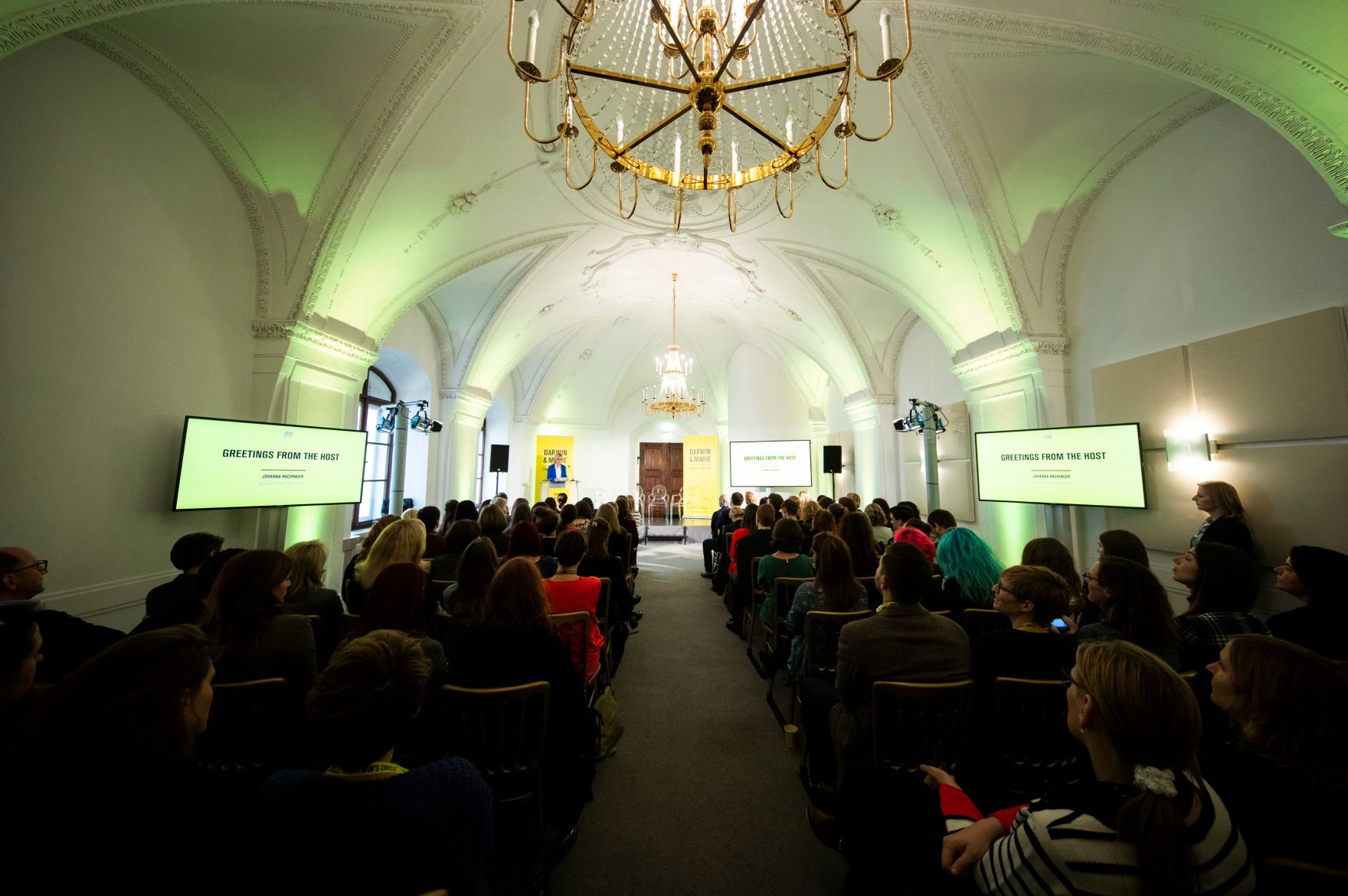 Am 17. J&auml;nner 2019 hielt Bundesministerin Juliane Bogner-Strau&szlig; eine Er&ouml;ffnungskeynote bei der Konferenz "Darwin &amp; Marie".