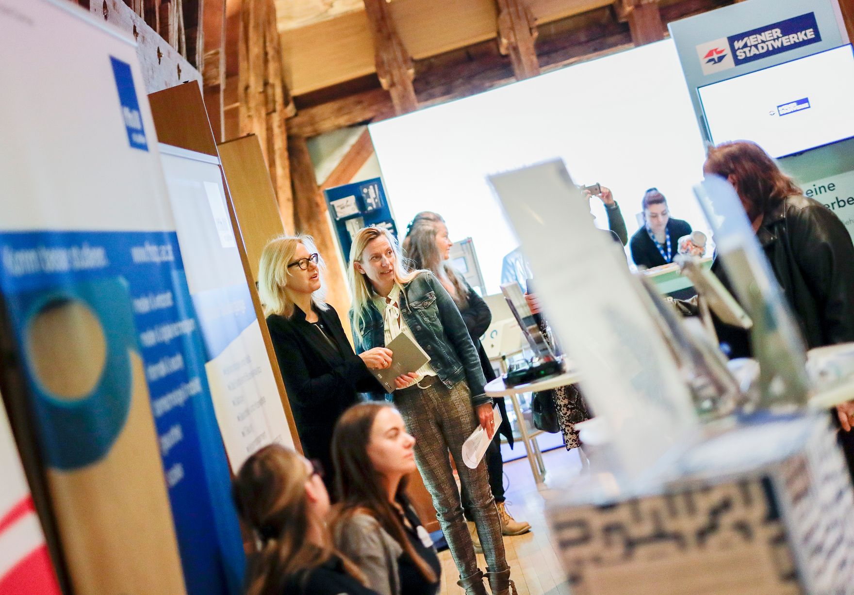 Am 28. J&auml;nner 2019 er&ouml;ffnete Bundesministerin Juliane Bogner-Strau&szlig; die Frauen in der Technik - Infomesse.