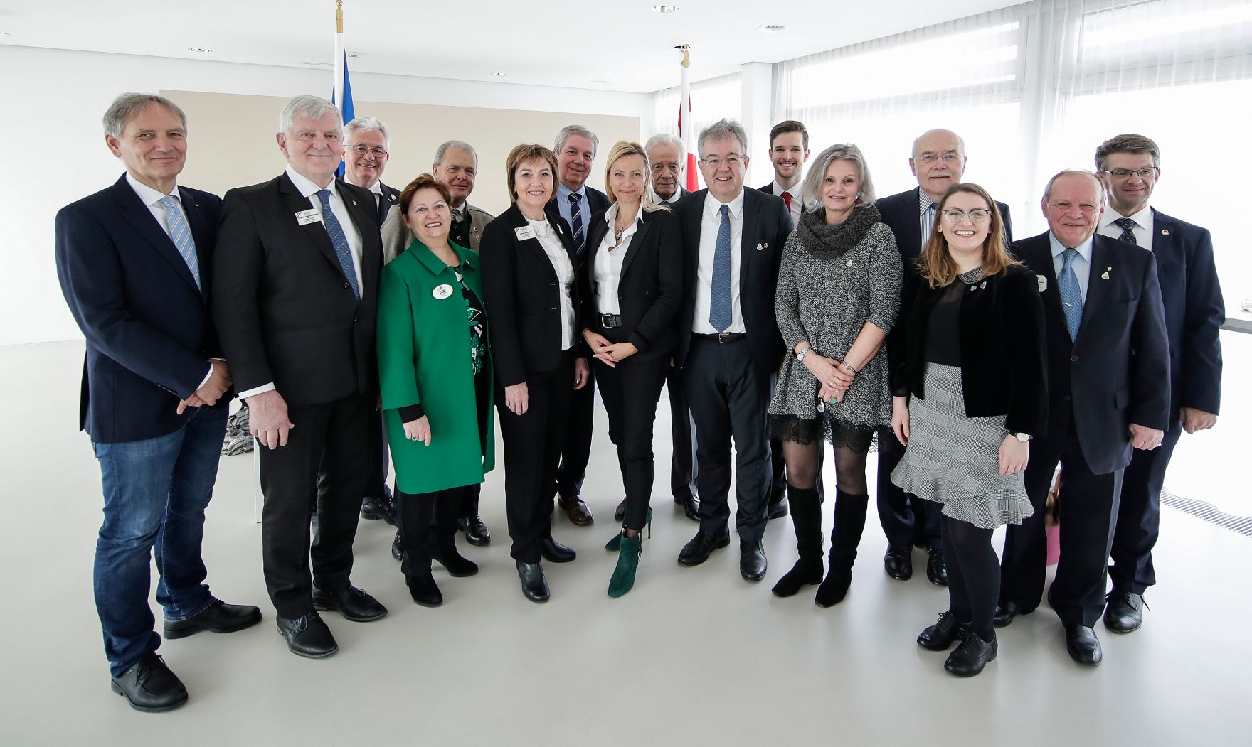 Am 6. Februar 2019 empfing Bundesministerin Juliane Bogner-Strau&szlig; (im Bild) die Pr&auml;sidentin des Lions Club International Gudrun Yngvadottir in ihrem B&uuml;ro.