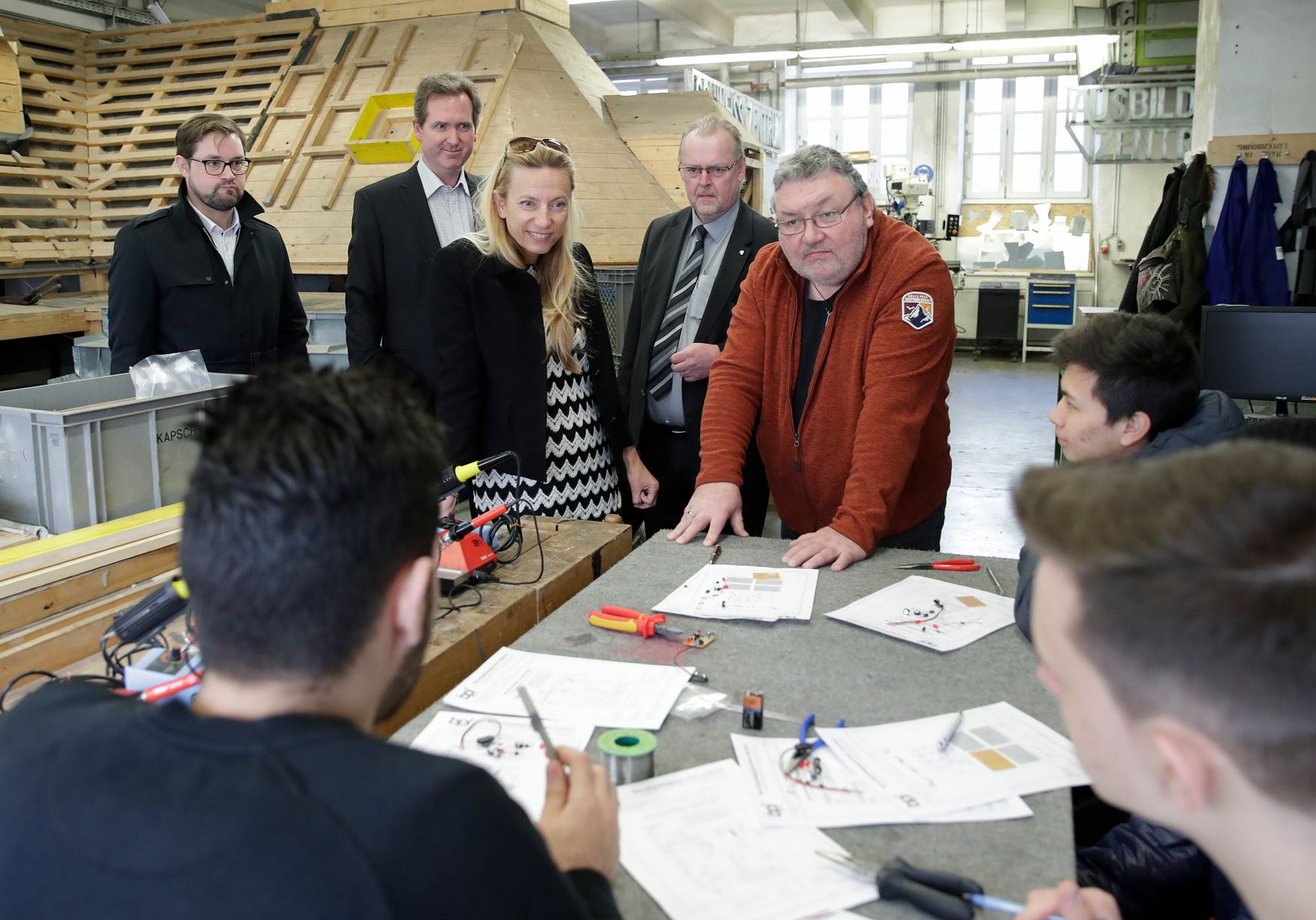 Am 25. Februar 2019 besuchte Bundesministerin Juliane Bogner-Strau&szlig; (im Bild) das Berufsp&auml;dagogische Institut der &Ouml;sterreichische JungArbeiterBewegung &Ouml;JAB.