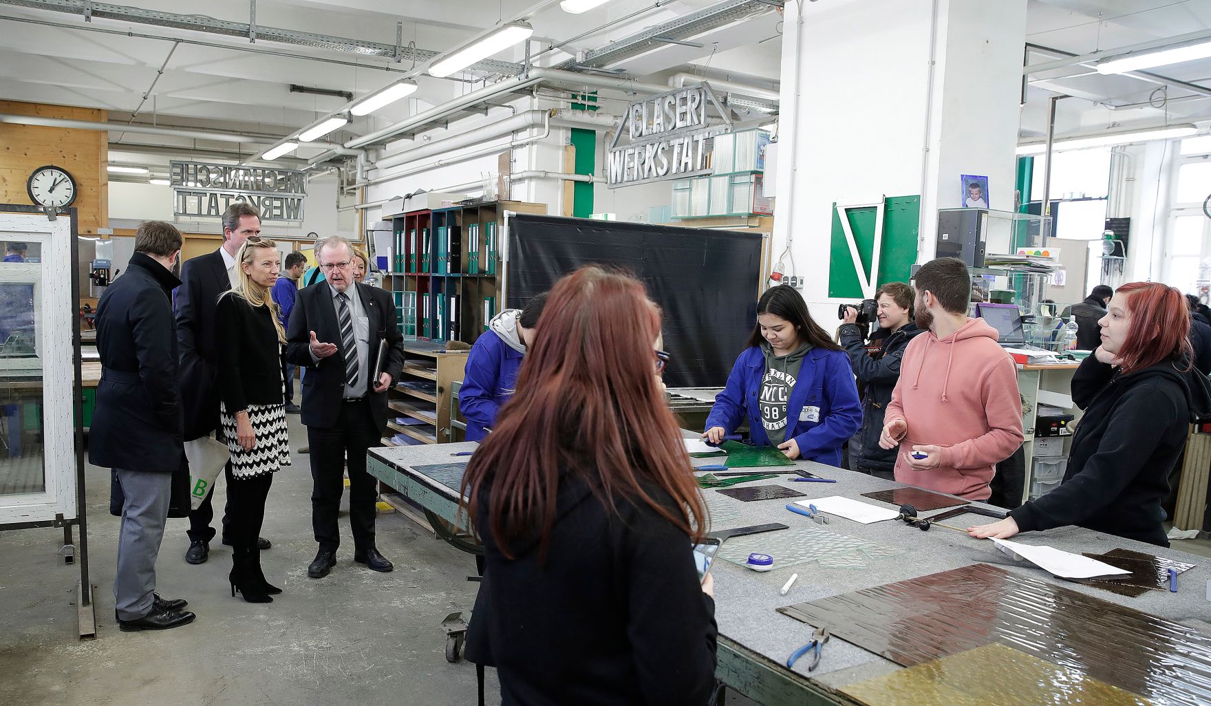 Am 25. Februar 2019 besuchte Bundesministerin Juliane Bogner-Strau&szlig; (im Bild) das Berufsp&auml;dagogische Institut der &Ouml;sterreichische JungArbeiterBewegung &Ouml;JAB.