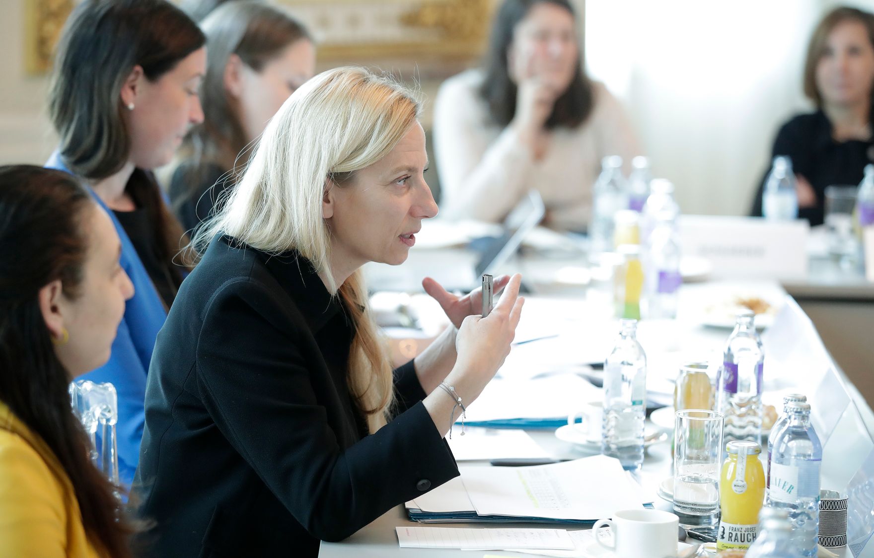 Am 28. M&auml;rz 2019 lud Bundesministerin Juliane Bogner-Strau&szlig; (im Bild) die zust&auml;ndigen Frauenlandesr&auml;tinnen zum Gewaltschutz-Gipfel ins Bundeskanzleramt.