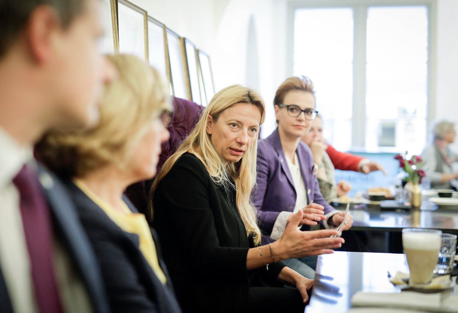 Am 30. April 2019 reiste Bundesministerin Juliane Bogner-Strau&szlig; anl&auml;sslich eines Bundesl&auml;ndertags nach K&auml;rnten. Im Bild beim Familienfr&uuml;hst&uuml;ck in Villach.