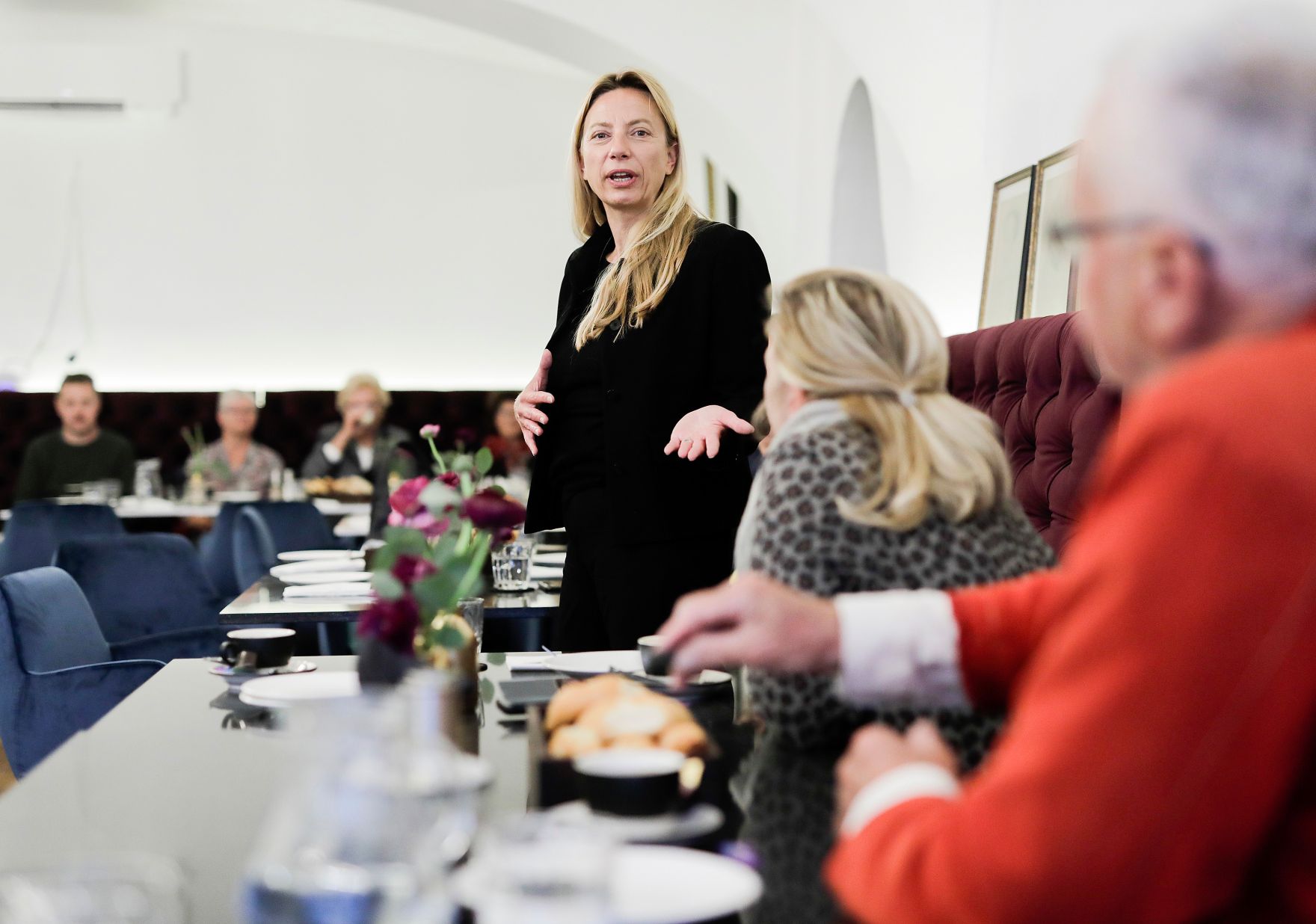 Am 30. April 2019 reiste Bundesministerin Juliane Bogner-Strau&szlig; anl&auml;sslich eines Bundesl&auml;ndertags nach K&auml;rnten. Im Bild beim Familienfr&uuml;hst&uuml;ck in Villach.