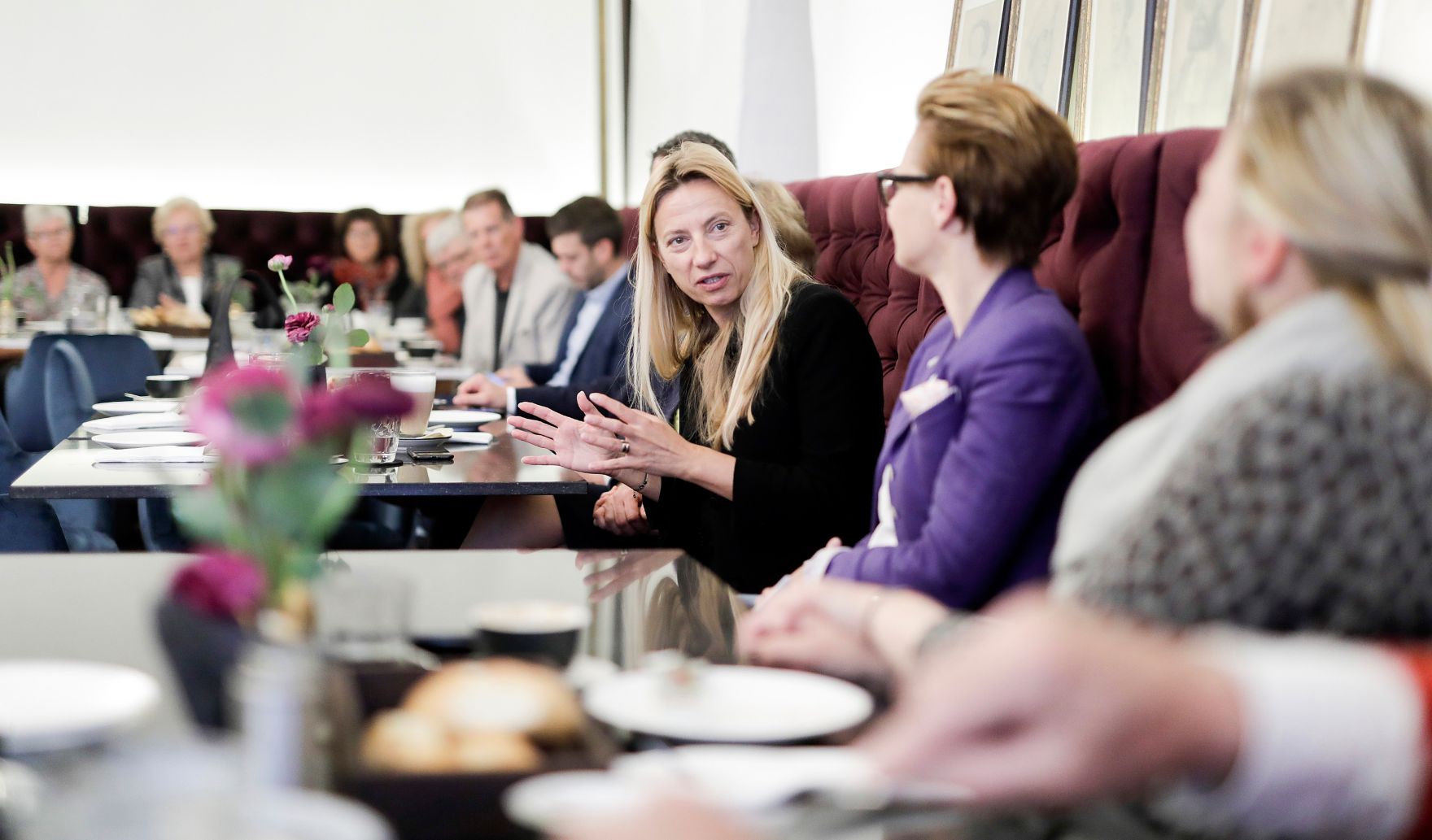 Am 30. April 2019 reiste Bundesministerin Juliane Bogner-Strau&szlig; anl&auml;sslich eines Bundesl&auml;ndertags nach K&auml;rnten. Im Bild beim Familienfr&uuml;hst&uuml;ck in Villach.