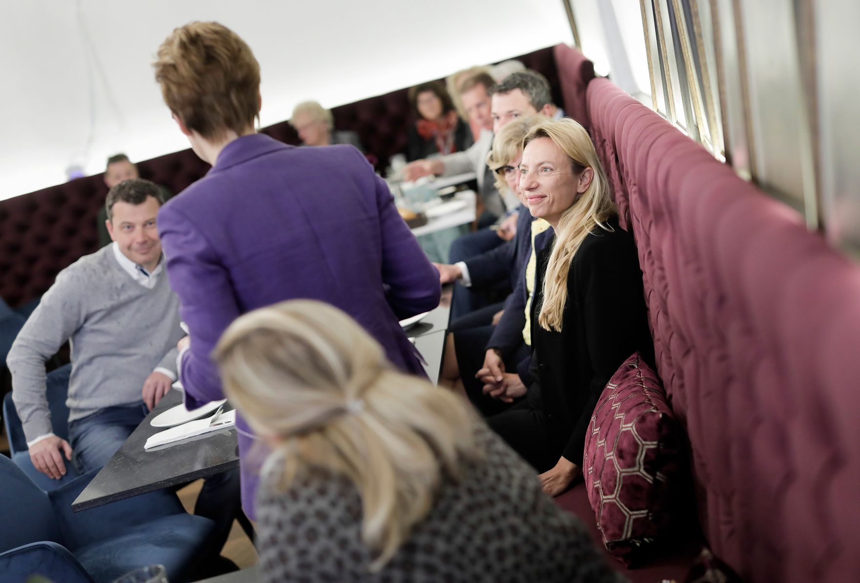 Am 30. April 2019 reiste Bundesministerin Juliane Bogner-Strau&szlig; anl&auml;sslich eines Bundesl&auml;ndertags nach K&auml;rnten. Im Bild beim Familienfr&uuml;hst&uuml;ck in Villach.