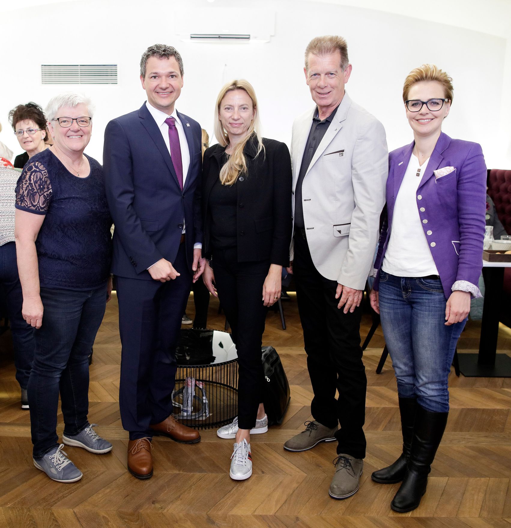 Am 30. April 2019 reiste Bundesministerin Juliane Bogner-Strau&szlig; anl&auml;sslich eines Bundesl&auml;ndertags nach K&auml;rnten. Im Bild beim Familienfr&uuml;hst&uuml;ck in Villach.