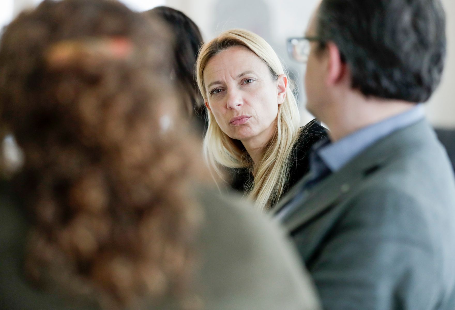 Am 10. Mai 2019 reiste Bundesministerin Juliane Bogner-Strau&szlig; anl&auml;sslich eines Bundesl&auml;ndertags nach Graz. Im Bild im KOmmunikationsRAum der Frauenh&auml;user Steiermark.