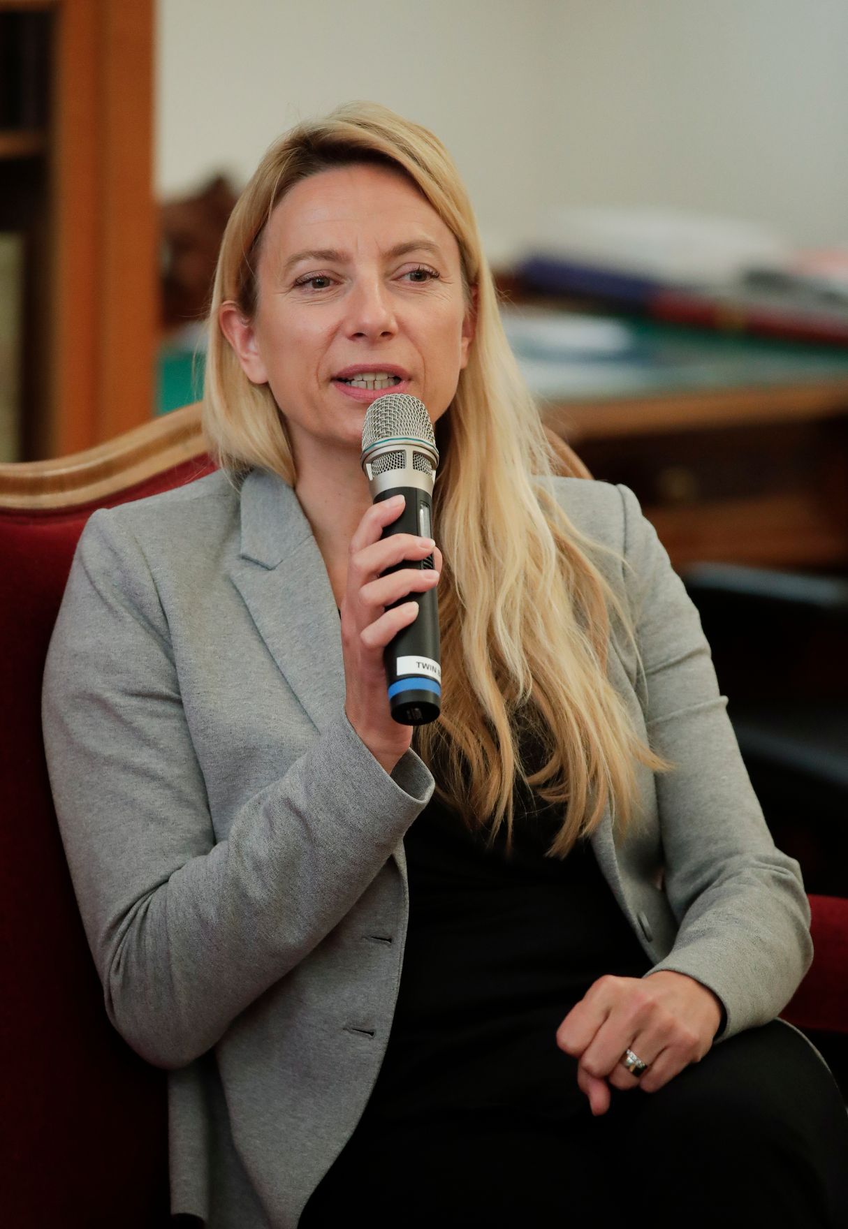 Am 15. Mai 2019 nahm Bundesministerin Juliane Bogner-Strau&szlig; (im Bild) am dritten Frauenvernetzungsfr&uuml;hst&uuml;ck der &Ouml;sterreichischen Akademie der Wissenschaften teil.