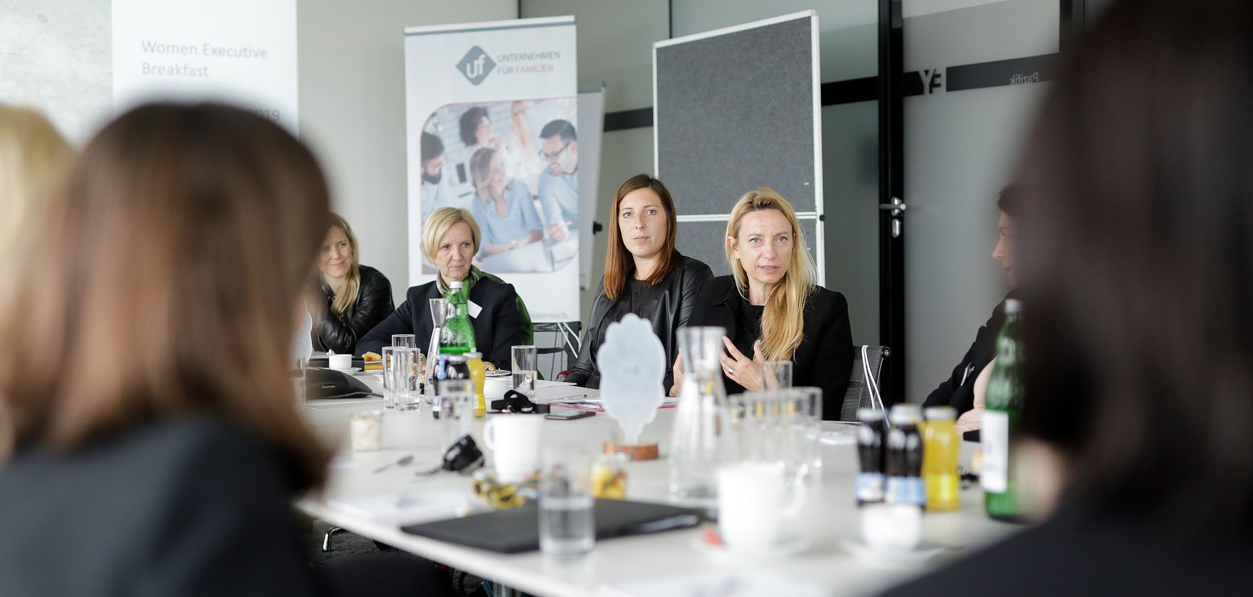 Am 21. Mai 2019 nahm Bundesministerin Juliane Bogner-Strau&szlig; (2.v.r.) am Female Executive Breakfast teil.