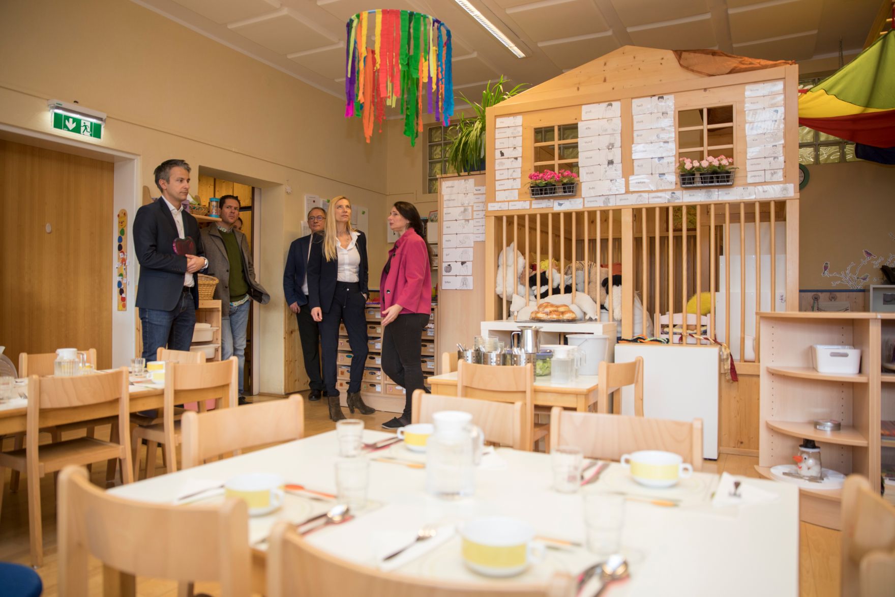 Am 1. Februar 2018 besuchte Bundesministerin Juliane Bogner-Strau&szlig; den heilp&auml;dagogischen Kindergarten Panoramagasse in Graz.