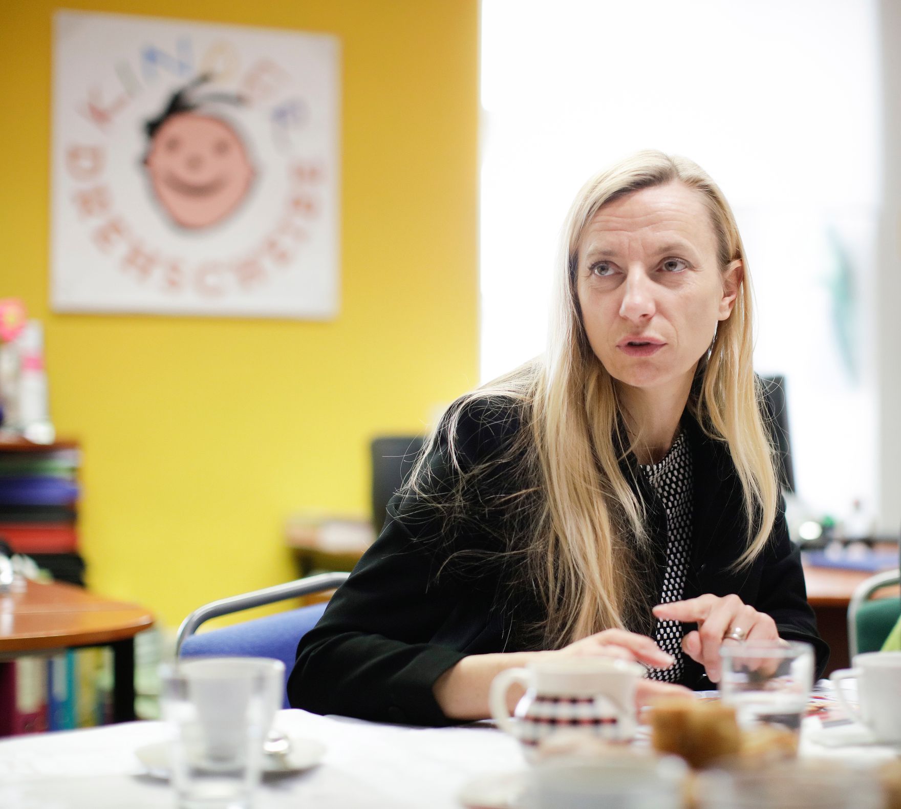 Am 23. M&auml;rz 2018 reiste Bundesministerin Juliane Bogner-Strau&szlig; (im Bild) im Zuge eines Bundesl&auml;ndertags in die Steiermark. Im Bild bei der Kinderdrehscheibe Graz.
