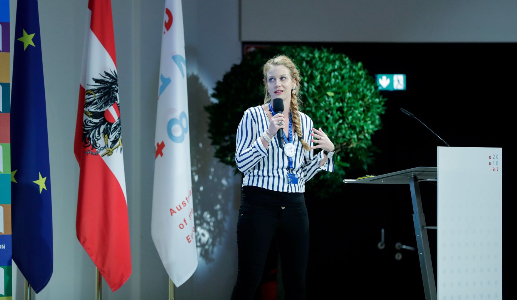 Am 2. September 2018 nahm Bundesministerin Juliane Bogner-Strau&szlig; an der Jugendkonferenz der Europ&auml;ischen Union teil.