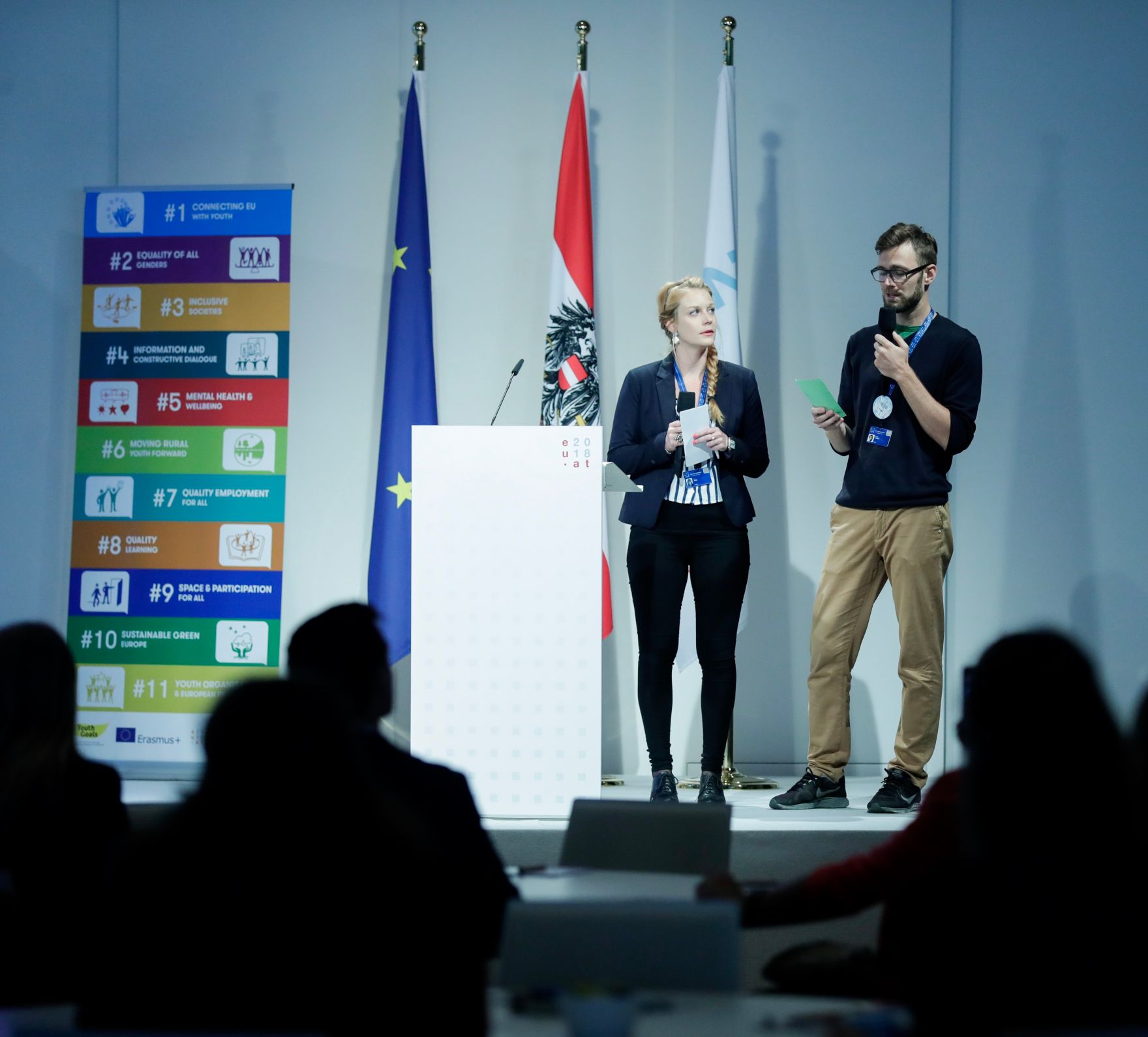 Am 2. September 2018 nahm Bundesministerin Juliane Bogner-Strau&szlig; an der Jugendkonferenz der Europ&auml;ischen Union teil.