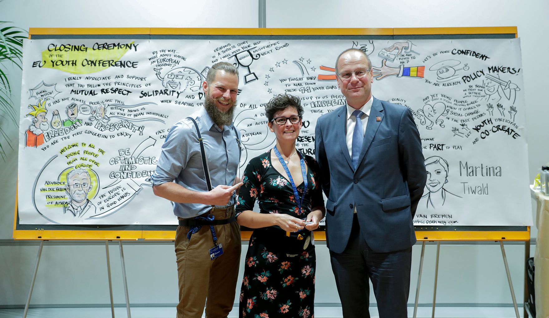 Am 4. September 2018 nahm Bundesministerin Juliane Bogner-Strau&szlig; an der Jugendkonferenz der Europ&auml;ischen Union teil.