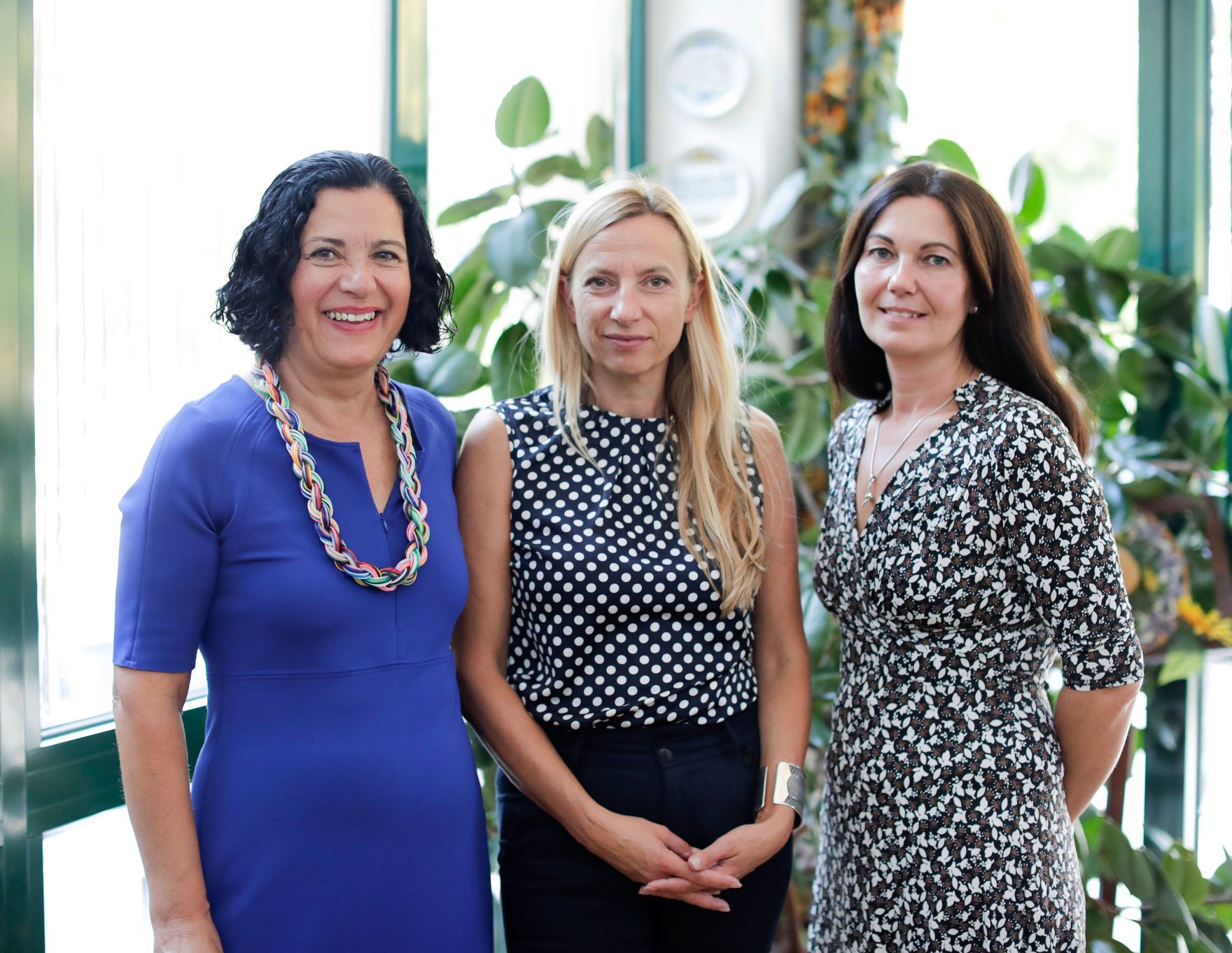 Am 6. September 2018 reiste Bundesministerin Juliane Bogner-Strau&szlig; (m.) im Zuge eines Bundesl&auml;ndertags ins Burgenland. Im Bild beim Besuch der F&ouml;rderwerkst&auml;tte "Rettet das Kind".