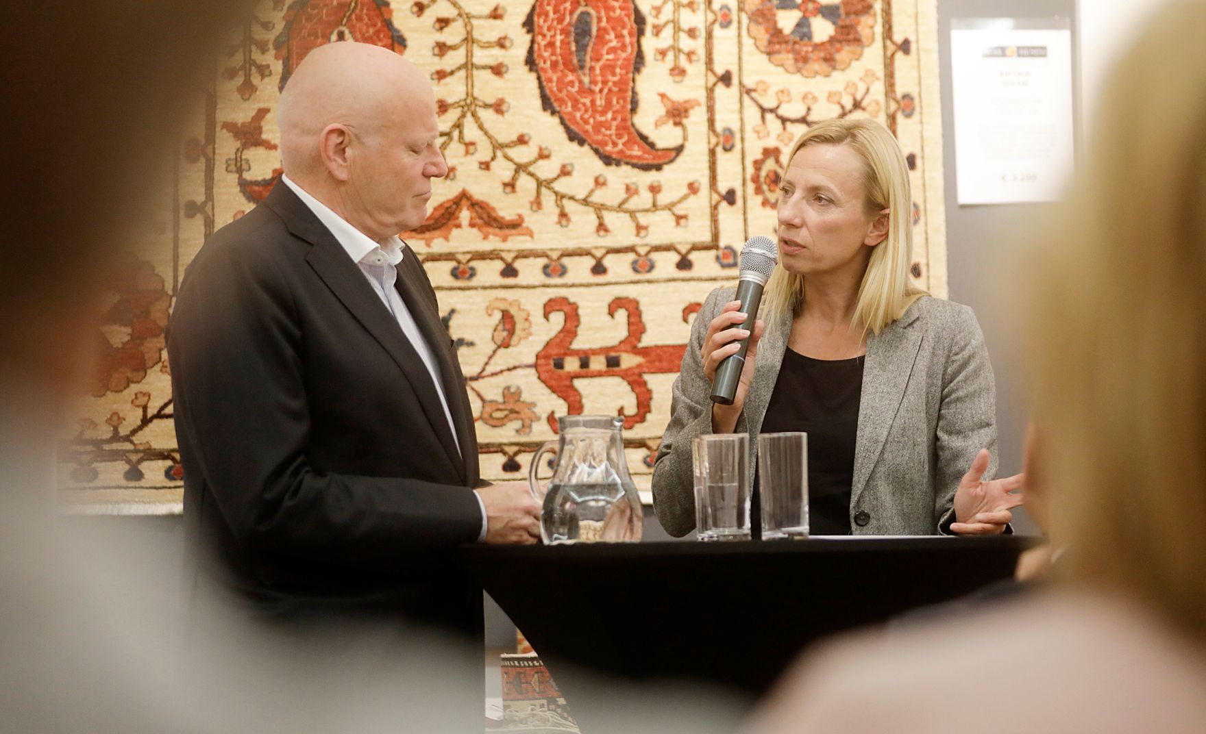 Am 26. September 2018 war Bundesministerin Juliane Bogner-Strau&szlig; (r.) zu Gast beim Club Cuv&eacute;e.