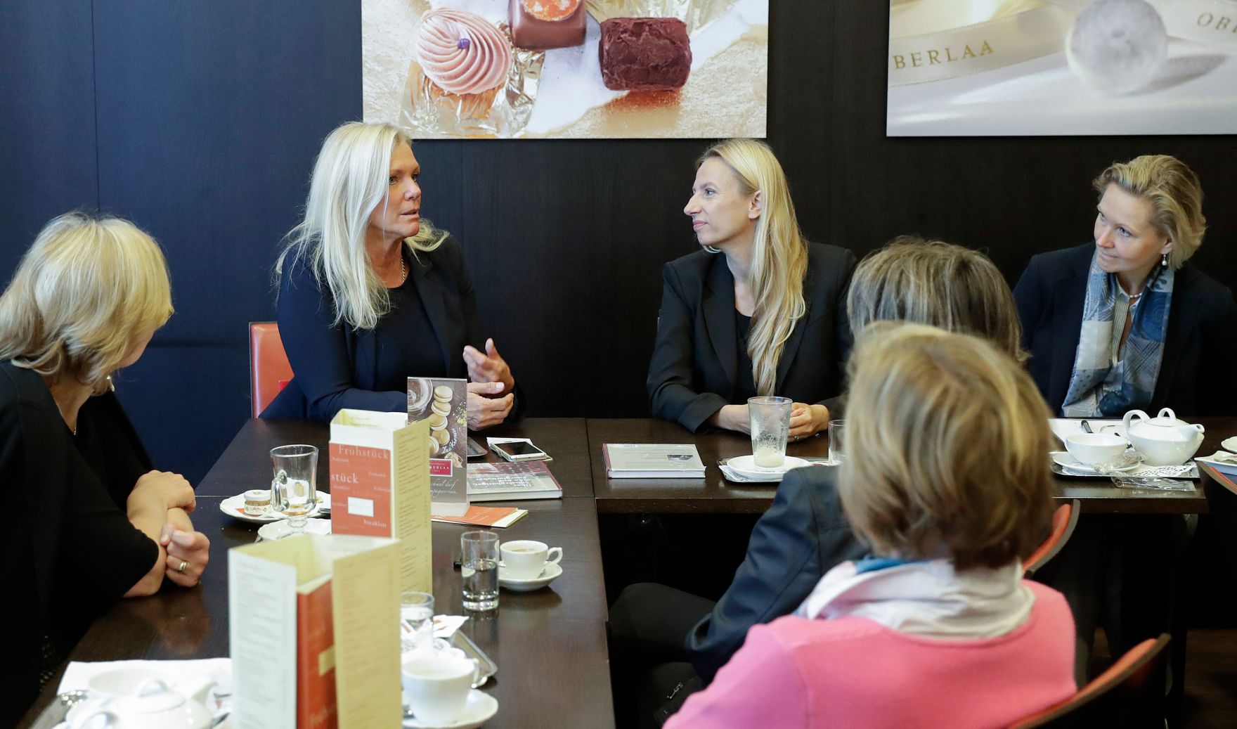 Am 9. Oktober 2018 nahm Bundesministerin Juliane Bogner-Strau&szlig; (2.v.l.) an einem Fr&uuml;hst&uuml;ck des Forums "Frau im &Ouml;sterreichischen Gewerbeverein" teil.