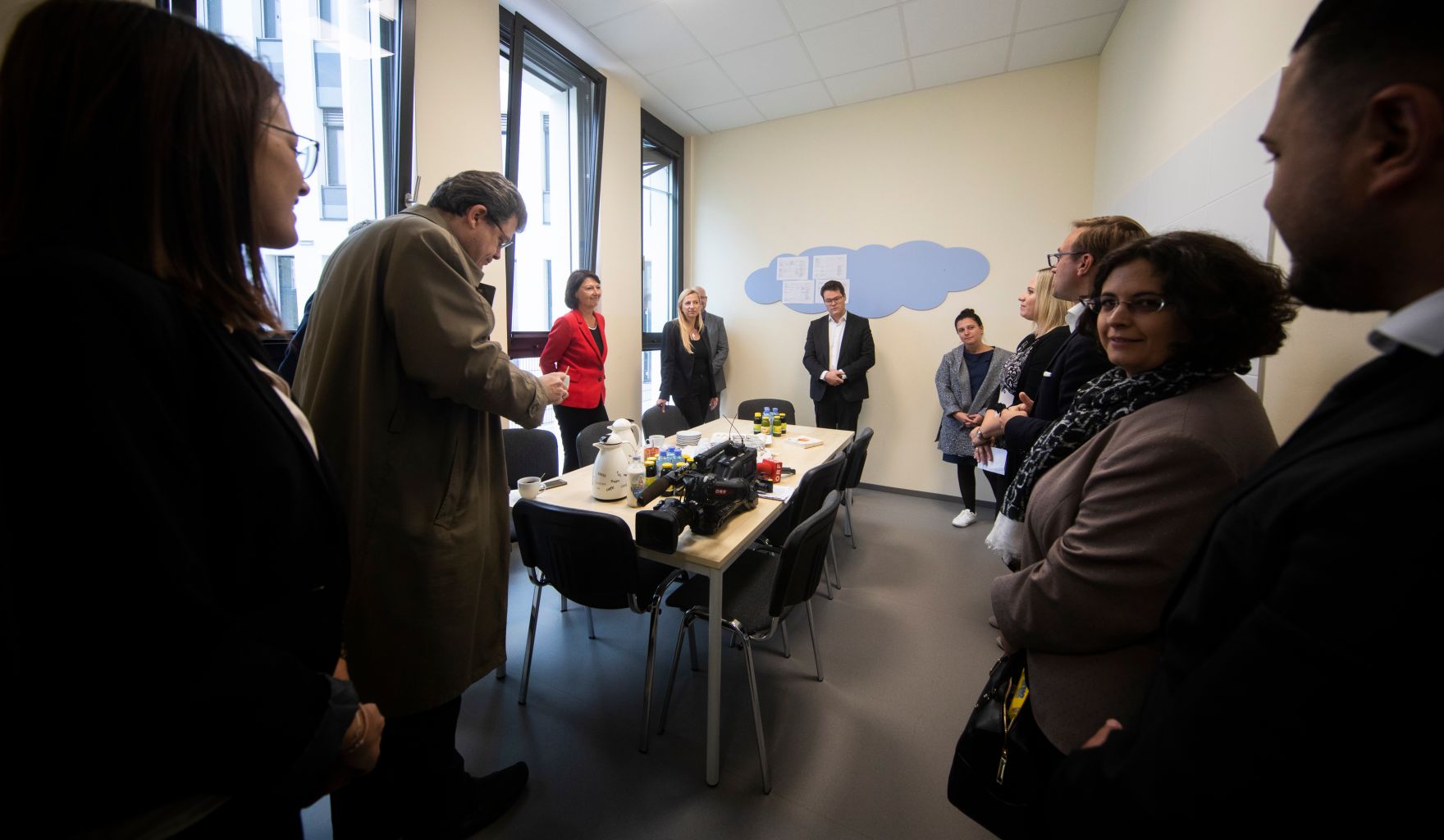 Am 17. Oktober 2018 nahm Bundesministerin Juliane Bogner-Strau&szlig; an der Er&ouml;ffnung des Kindergartens Sonneninsel am Austria Campus teil.