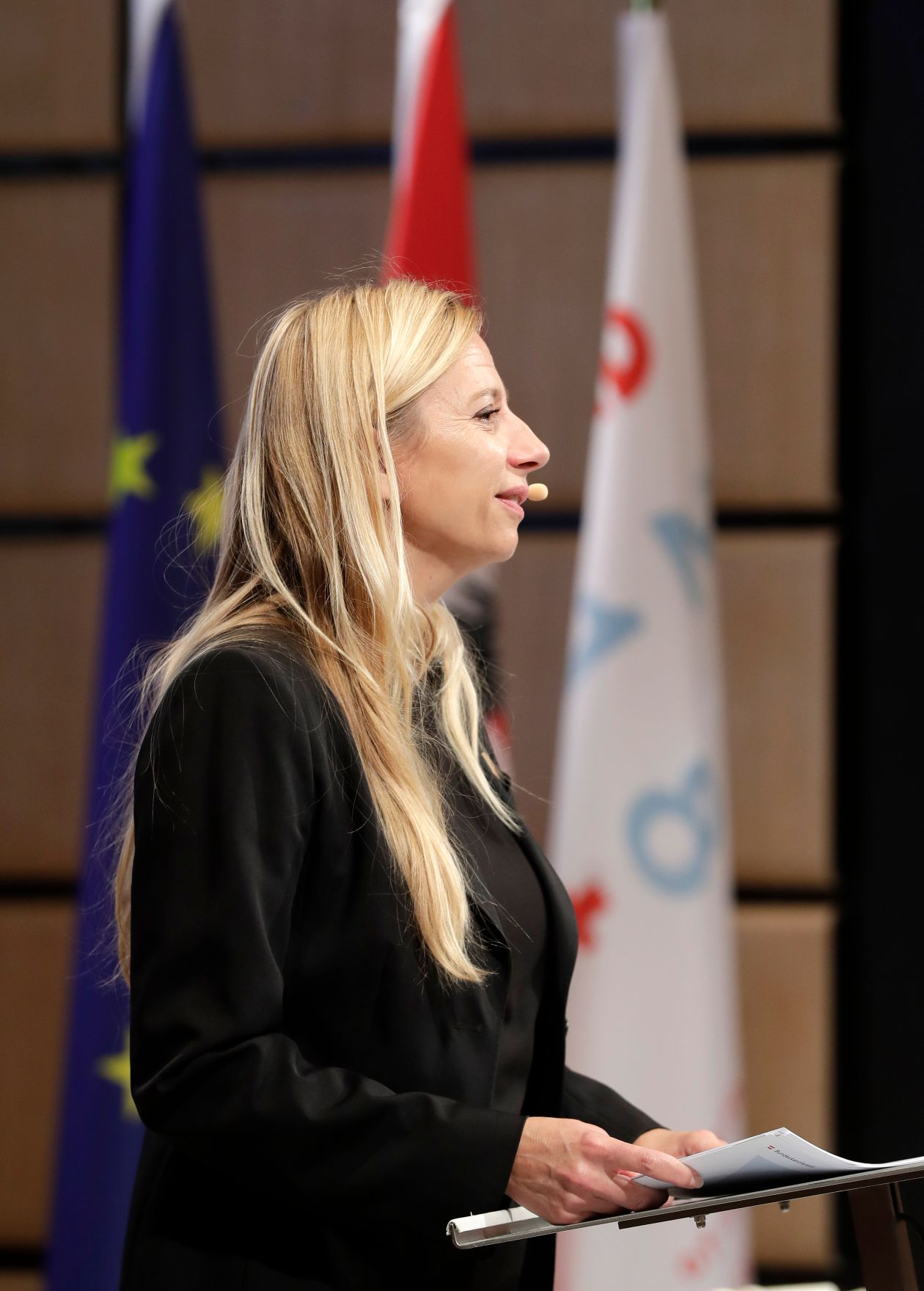 Am 8. November 2018 er&ouml;ffnete Bundesministerin Juliane Bogner-Strau&szlig; (im Bild) die Eastern Partnership Youth Conference.