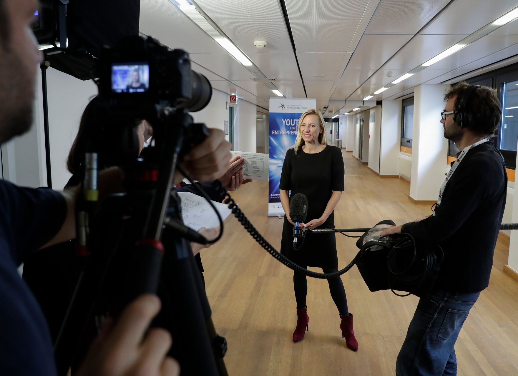 Am 8. November 2018 er&ouml;ffnete Bundesministerin Juliane Bogner-Strau&szlig; (im Bild) die Eastern Partnership Youth Conference.