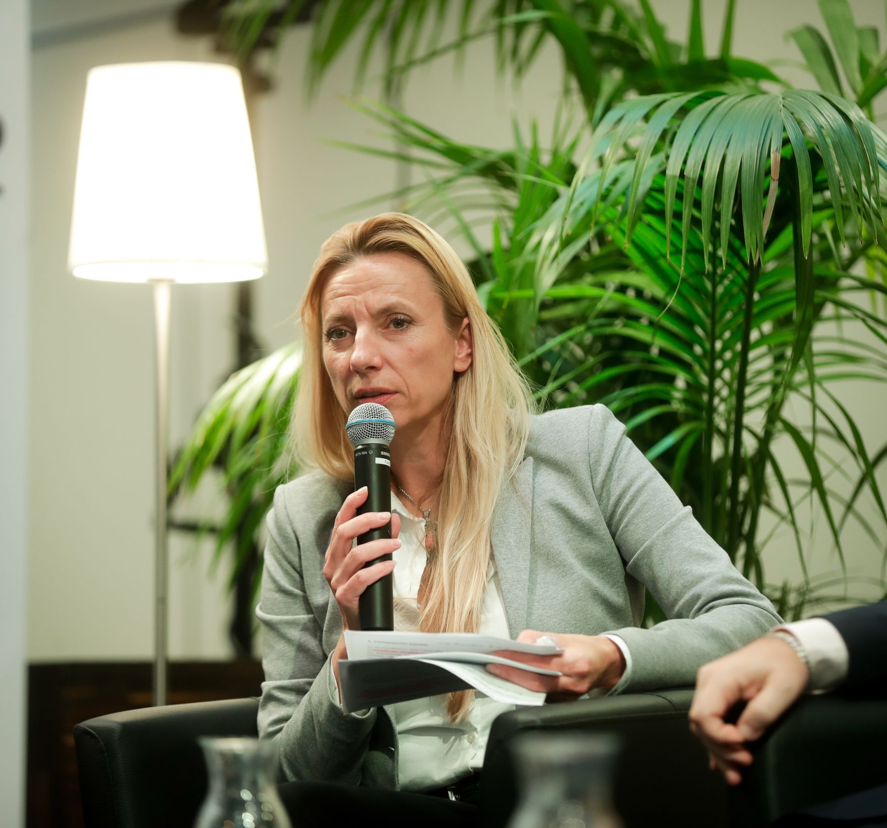 Am 13. November 2018 nahm Bundesministerin Juliane Bogner-Strau&szlig; (im Bild) an der Podiumsdiskussion &bdquo;Rechte chronisch kranker Sch&uuml;ler&ldquo; teil.