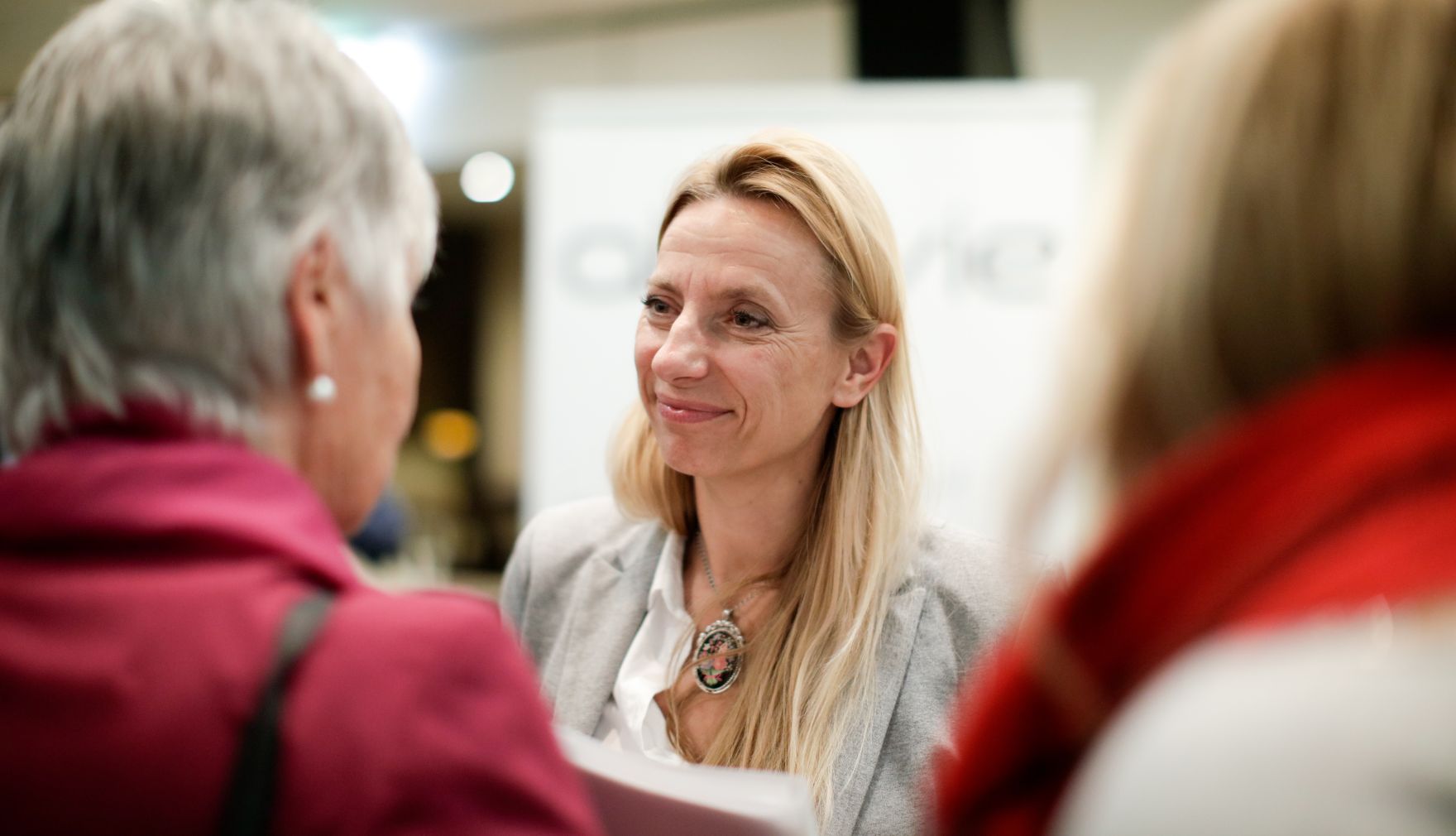 Am 13. November 2018 nahm Bundesministerin Juliane Bogner-Strau&szlig; (im Bild) an der Podiumsdiskussion &bdquo;Rechte chronisch kranker Sch&uuml;ler&ldquo; teil.