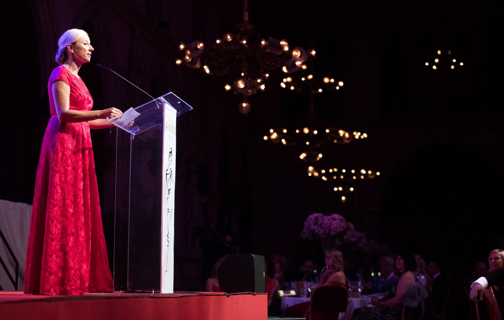 Am 16. November 2018 besuchte Bundesministerin Juliane Bogner-Strau&szlig; (im Bild) die LOOK-Gala im Wiener Rathaus.