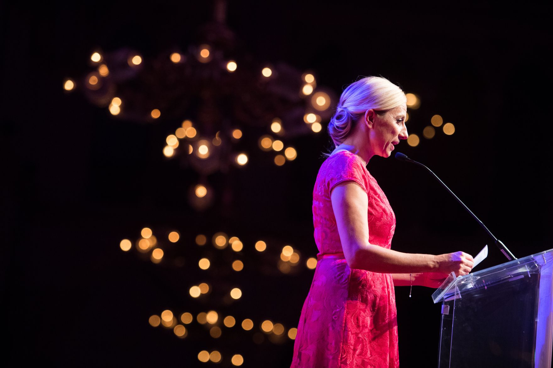 Am 16. November 2018 besuchte Bundesministerin Juliane Bogner-Strau&szlig; (im Bild) die LOOK-Gala im Wiener Rathaus.