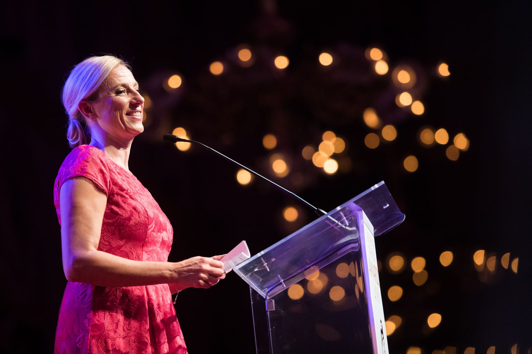 Am 16. November 2018 besuchte Bundesministerin Juliane Bogner-Strau&szlig; (im Bild) die LOOK-Gala im Wiener Rathaus.