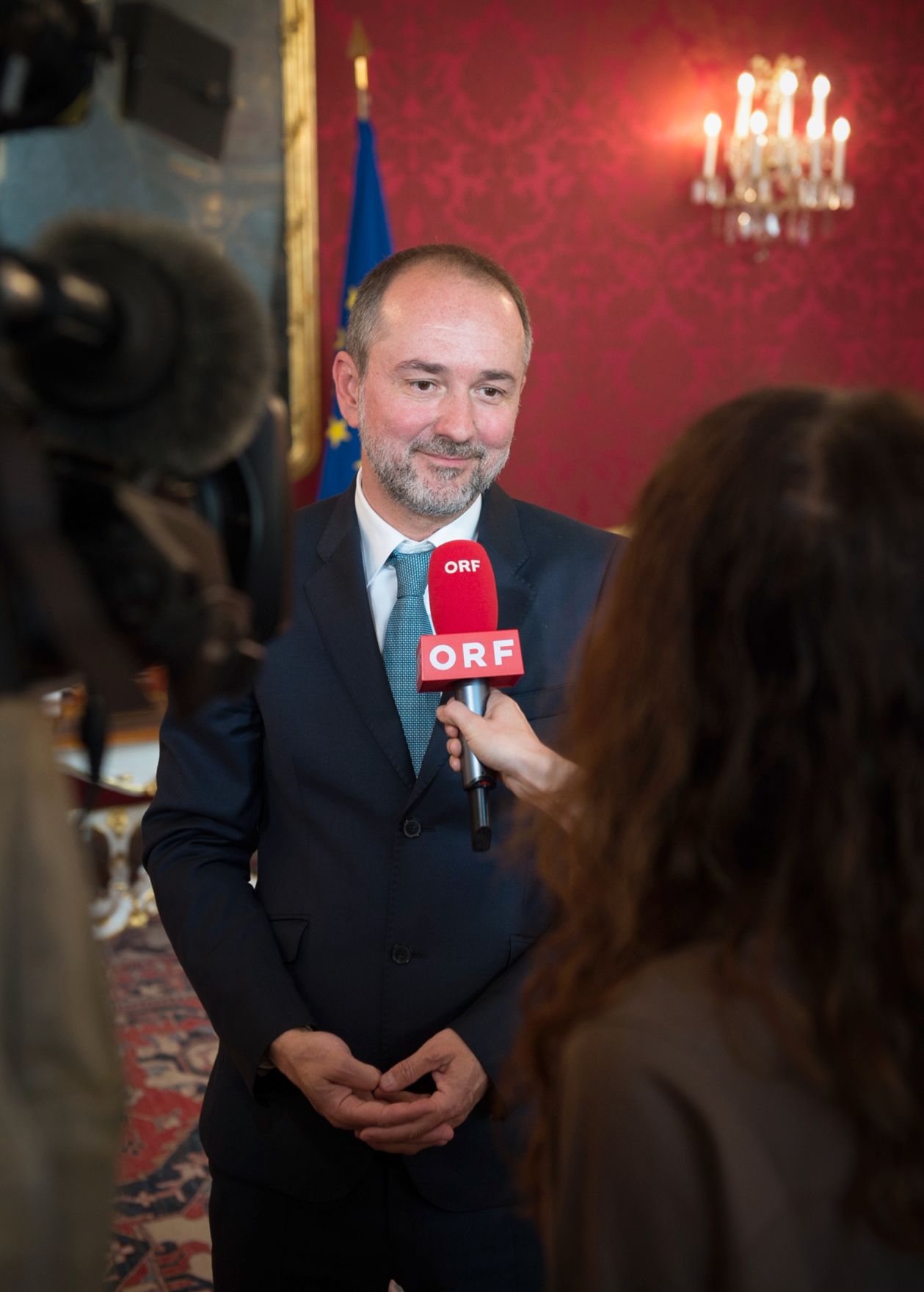 Am 25. Mai 2016 wurde Thomas Drozda (im Bild) von Bundespr&auml;sident Heinz Fischer in der Pr&auml;sidentschaftskanzlei als Bundesminister f&uuml;r Kunst und Kultur, Verfassung und Medien angelobt.