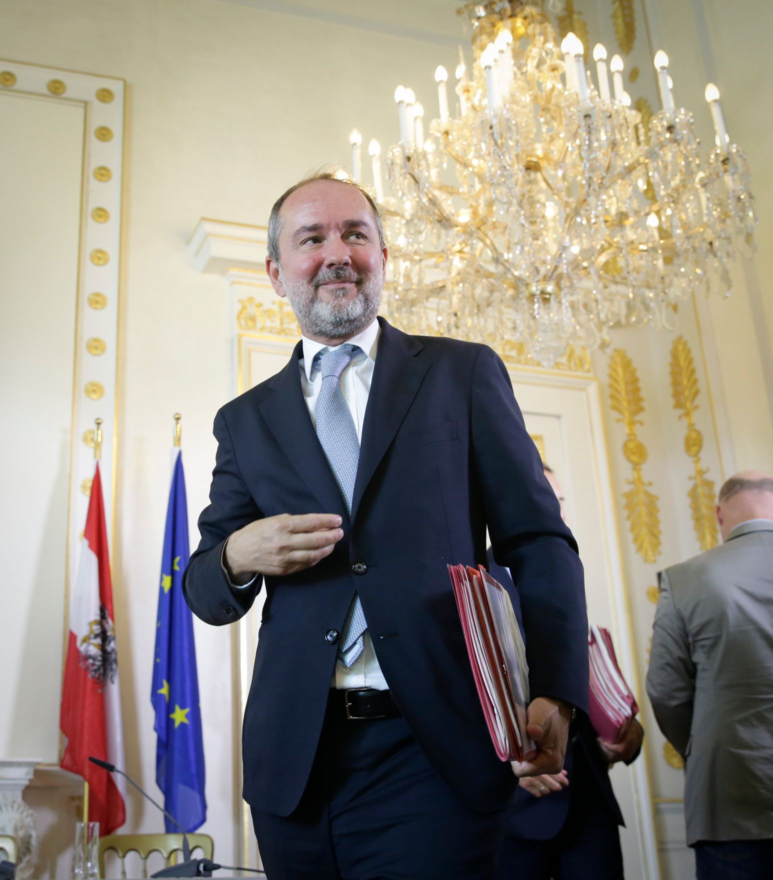 Kanzleramtsminister Thomas Drozda beim Medienbriefing &uuml;ber die Regierungssitzung am 30. August 2016.