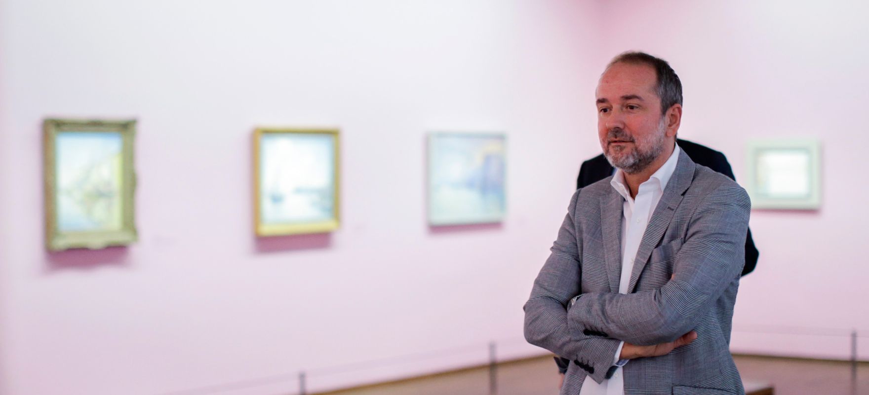 Am 15.September 2016 er&ouml;ffnete Kunst- und Kulturminister Thomas Drozda (im Bild) die Ausstellung "Seurat, Signac, Van Gogh - Wege des Pointilismus" in der Albertina.
