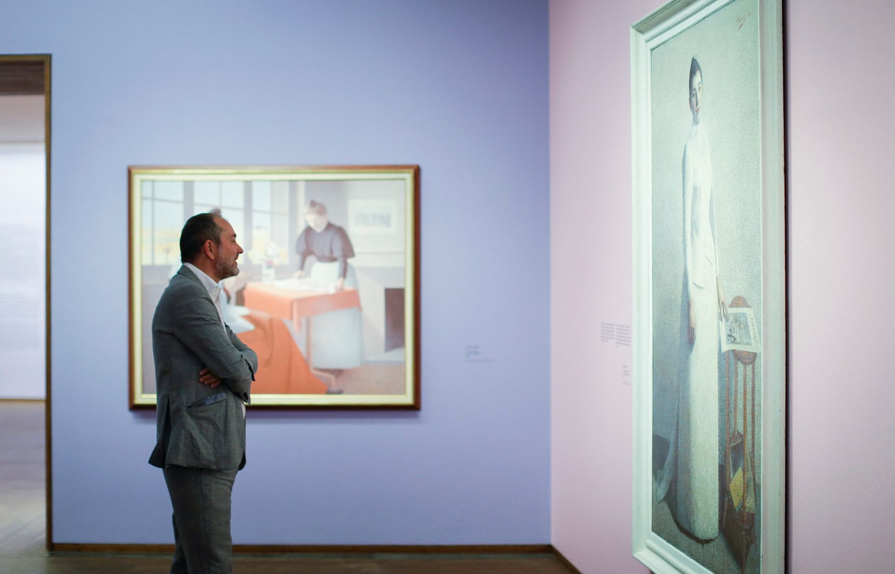 Am 15.September 2016 er&ouml;ffnete Kunst- und Kulturminister Thomas Drozda (im Bild) die Ausstellung "Seurat, Signac, Van Gogh - Wege des Pointilismus" in der Albertina.